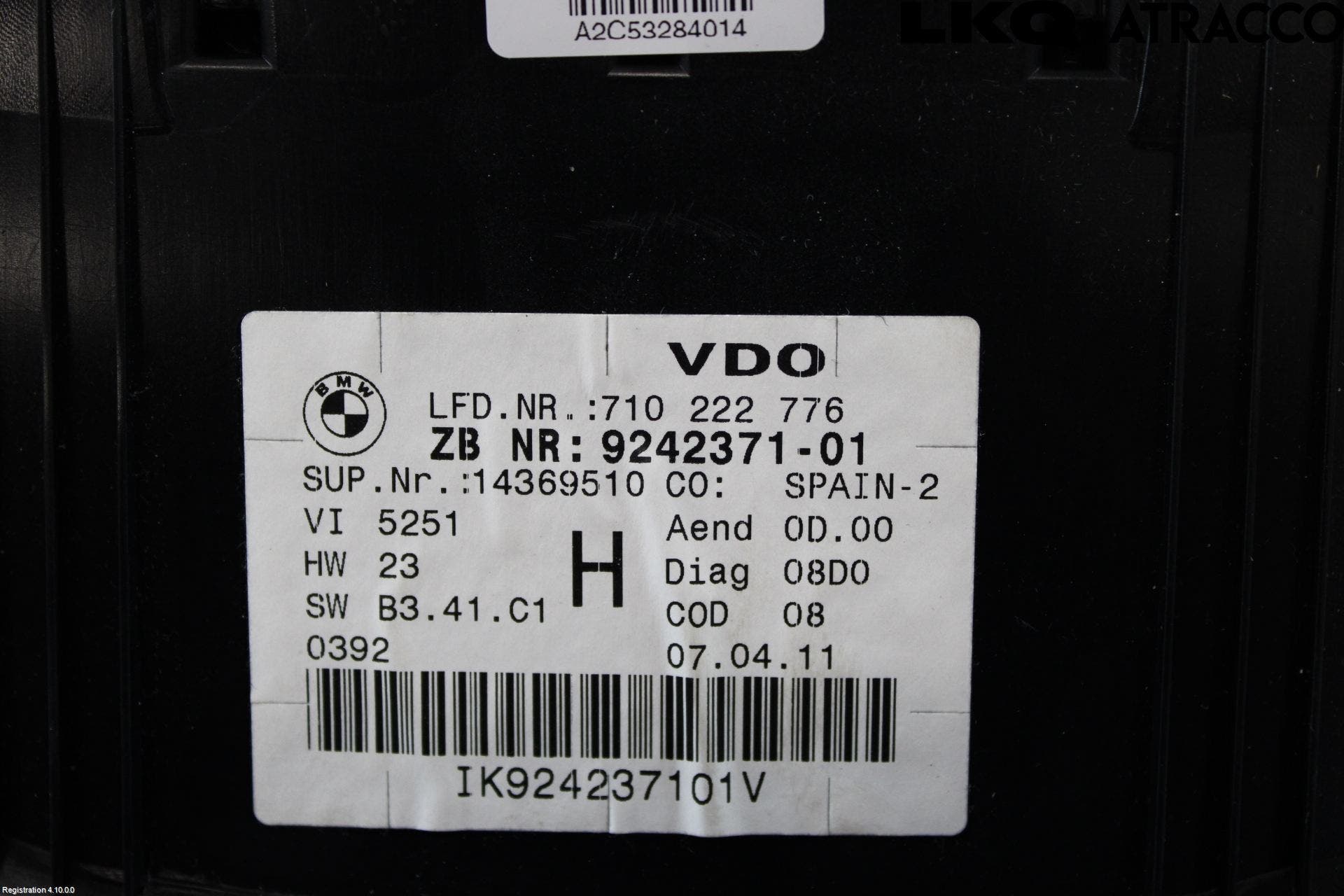 BMW X1 E84 10-15 Instrument Komb