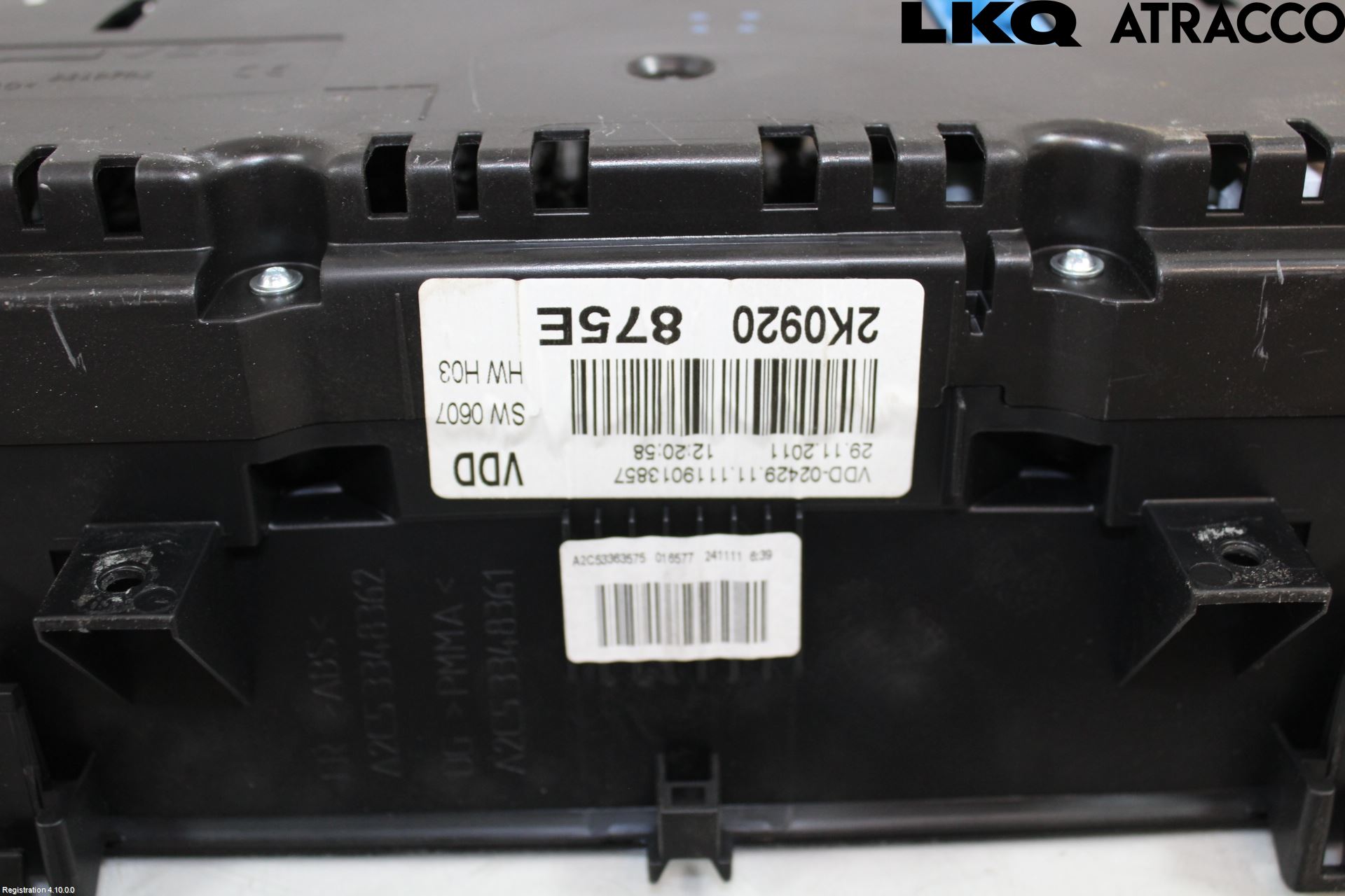 Volkswagen VW CADDY 11-15 Instrument Komb