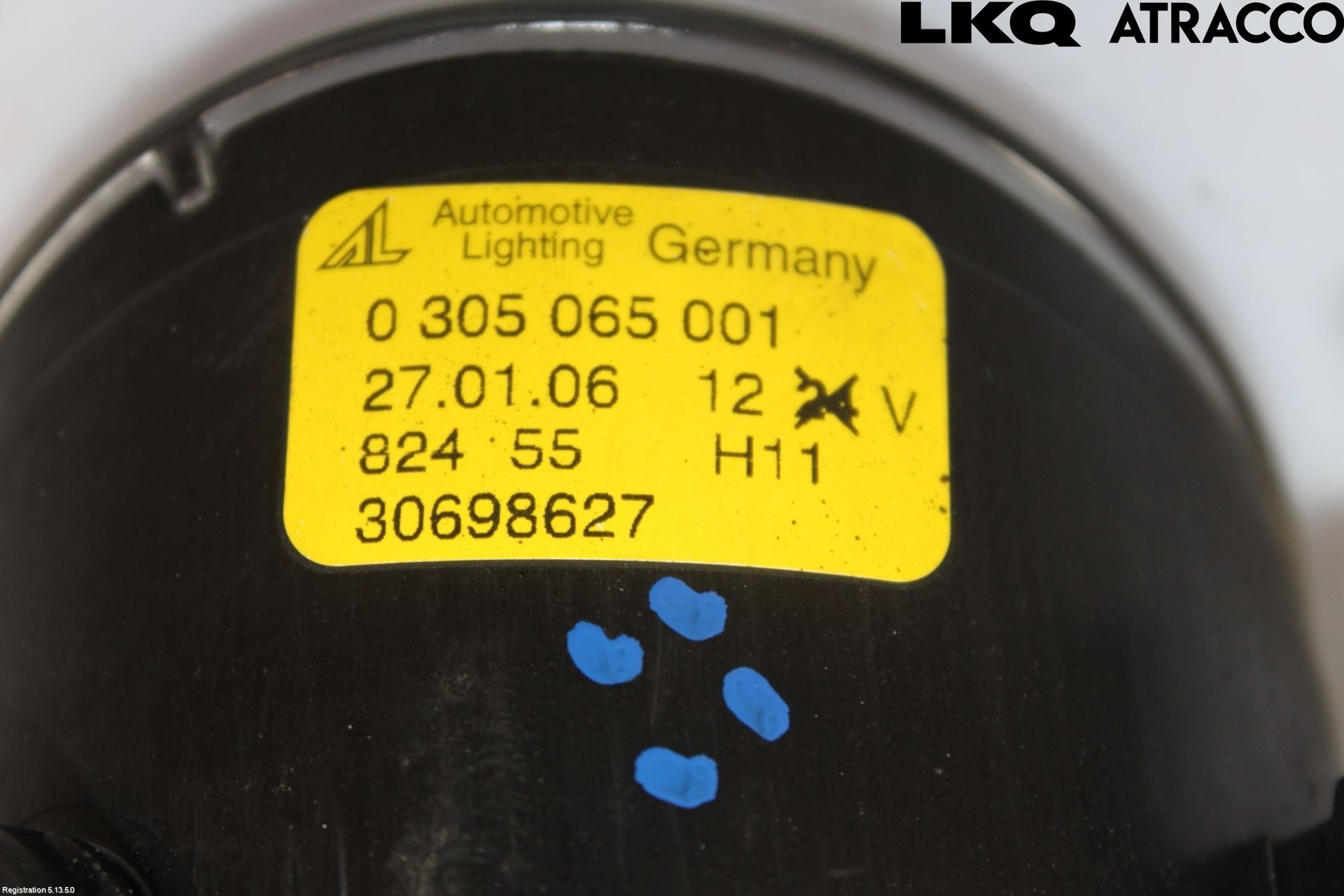 Volvo S40 04-07 Dimljus-Varselljus Fram