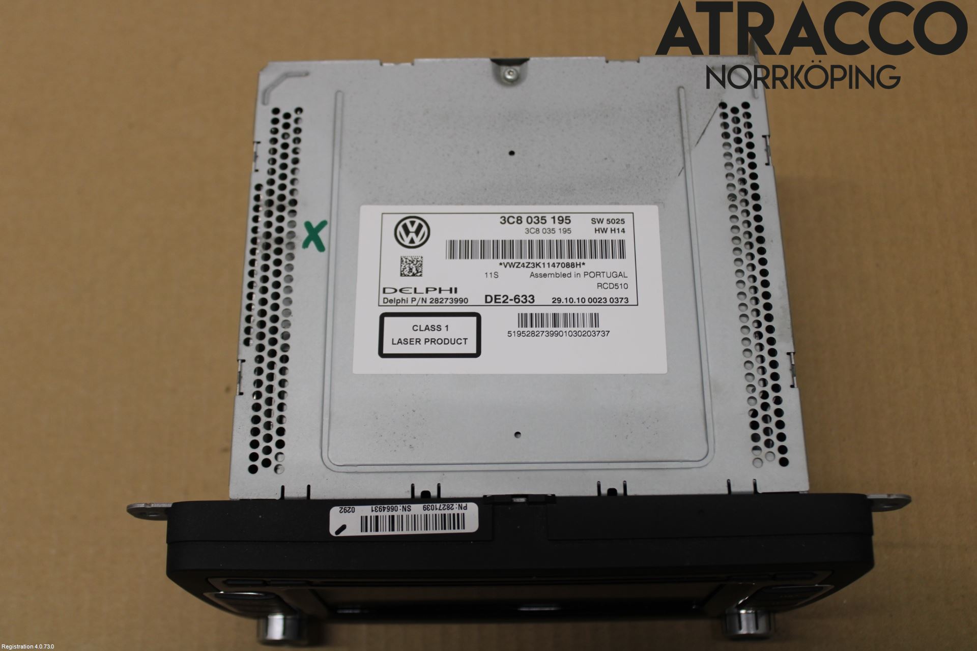 Volkswagen VW GOLF VI 09-13 Cd Radio - Multimediapanel