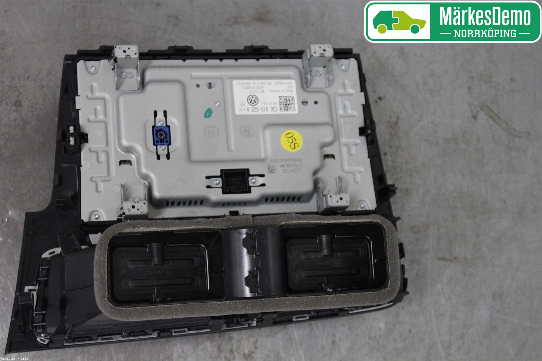 Volkswagen VW GOLF / E-GOLF VII 13-20 Multifunktionsdisplay