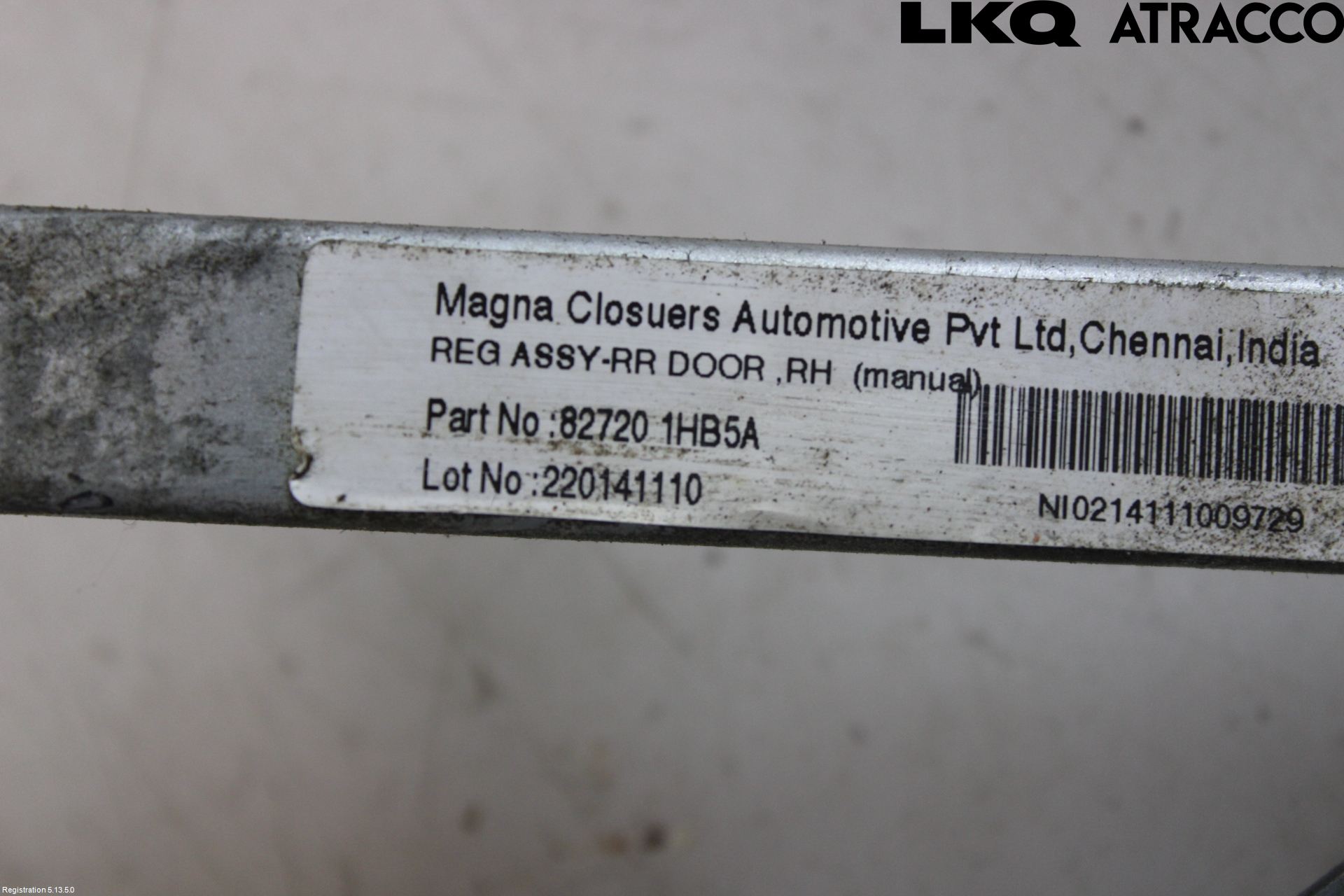Nissan MICRA 11-16 Fönsterhissmekanism