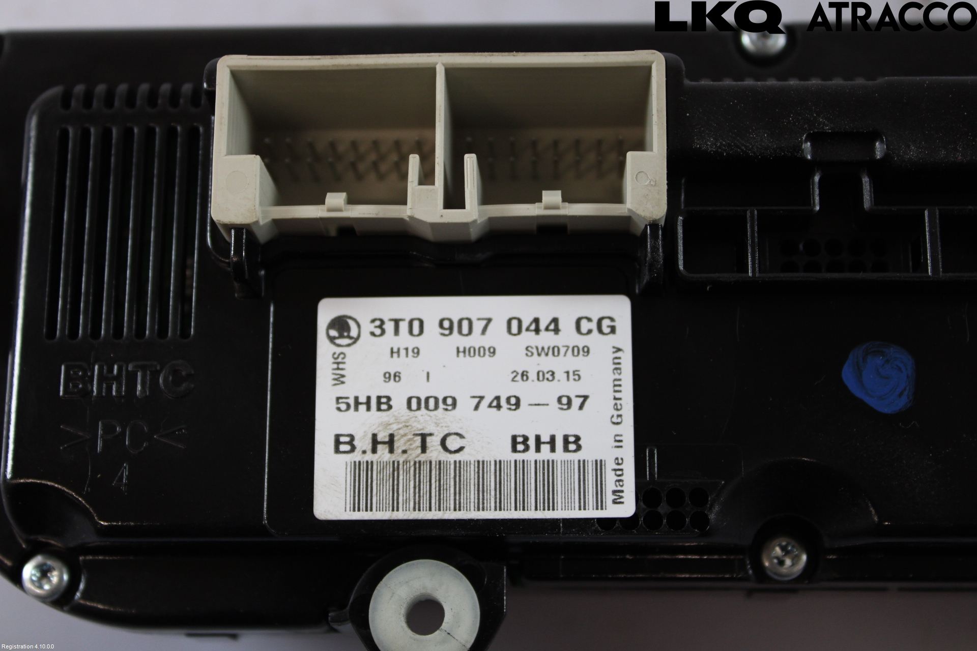 Skoda SUPERB 09-15 Värmereglage