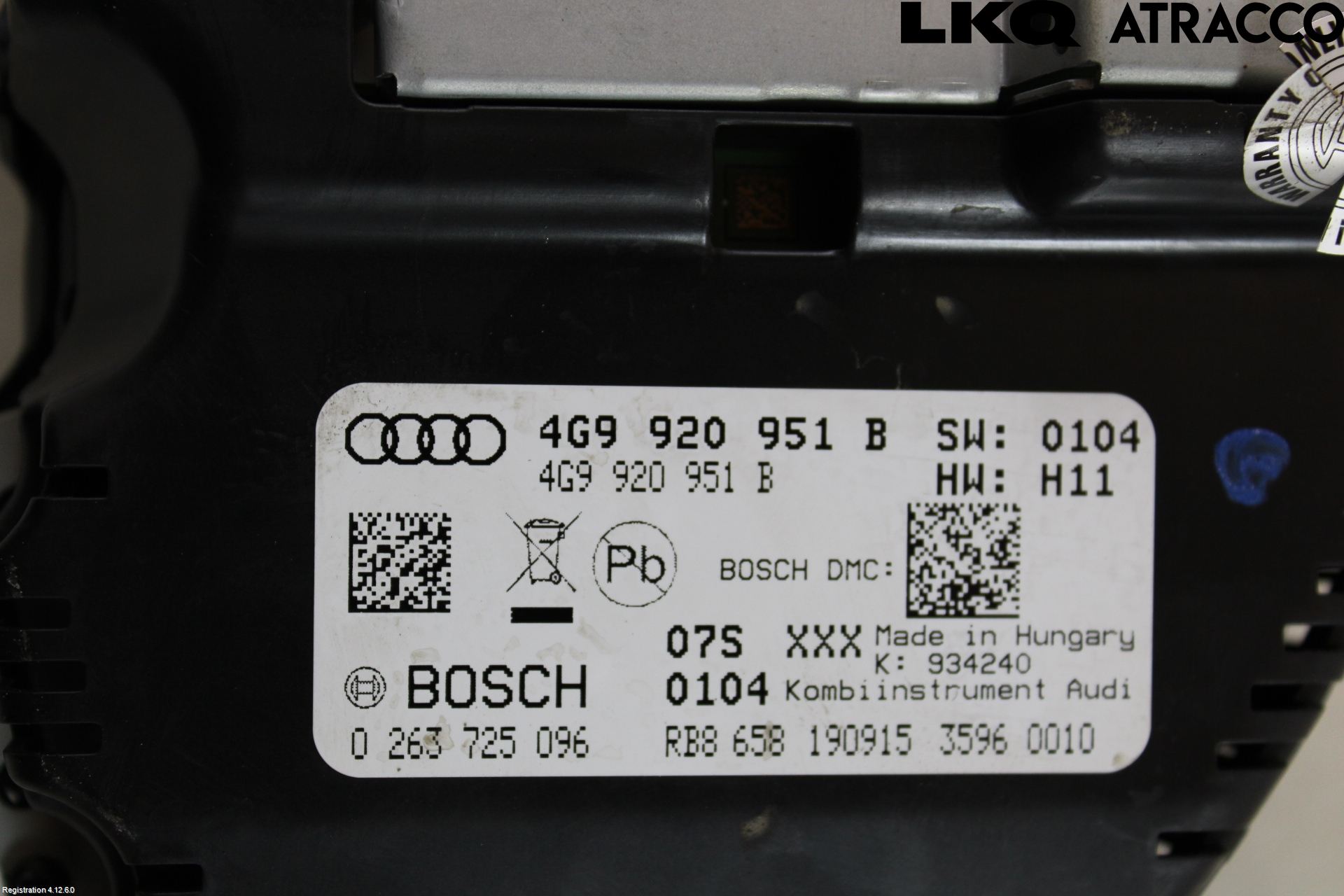 Audi A6 ALLROAD 12-18 Instrument Komb