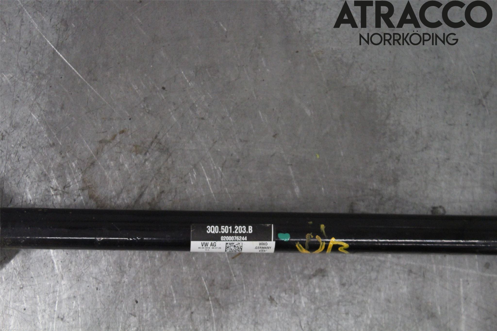 Volkswagen VW TIGUAN 16-24 Drivaxel Bak Vänster