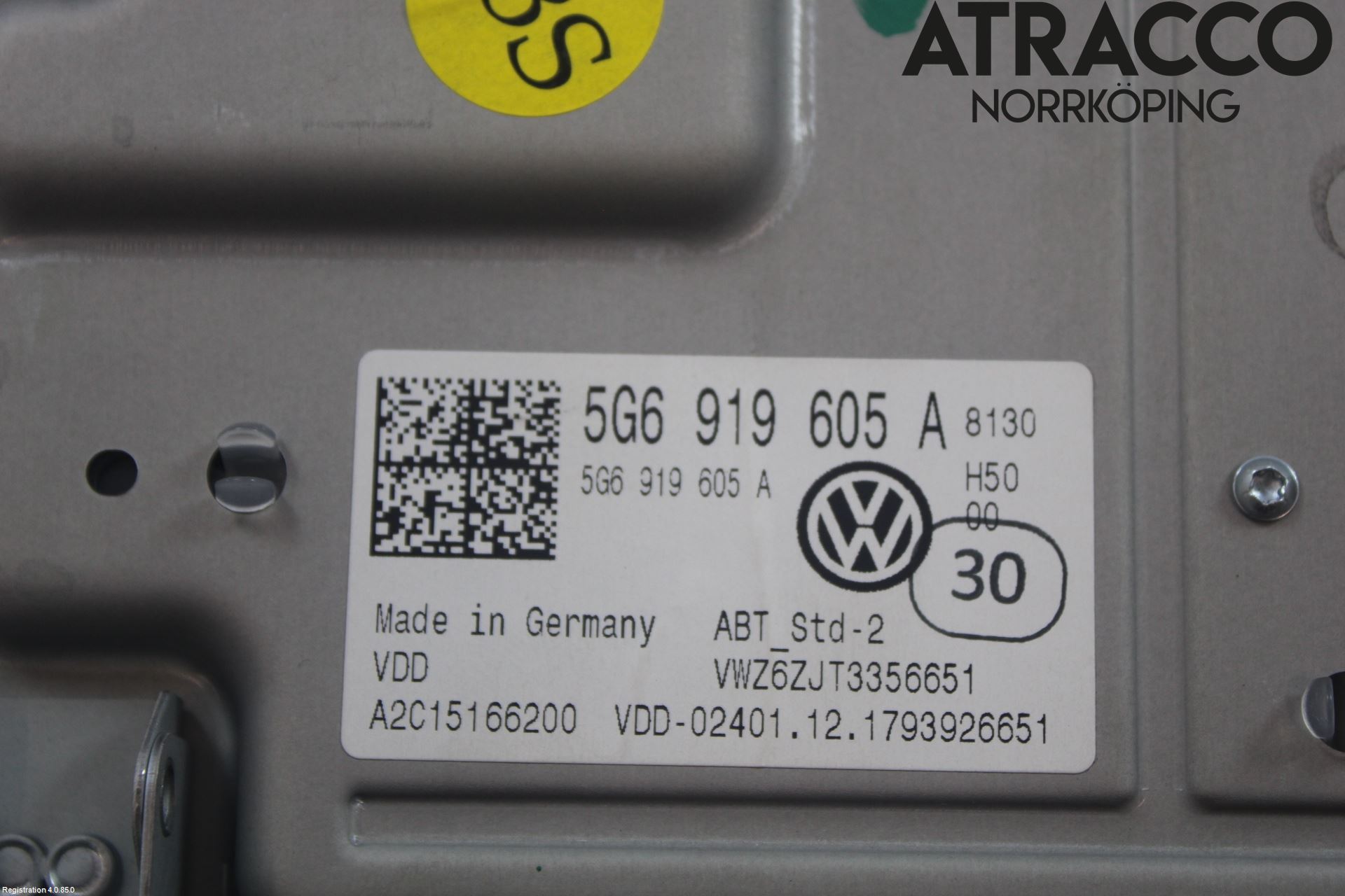 Volkswagen VW GOLF / E-GOLF VII 13-20 Multifunktionsdisplay