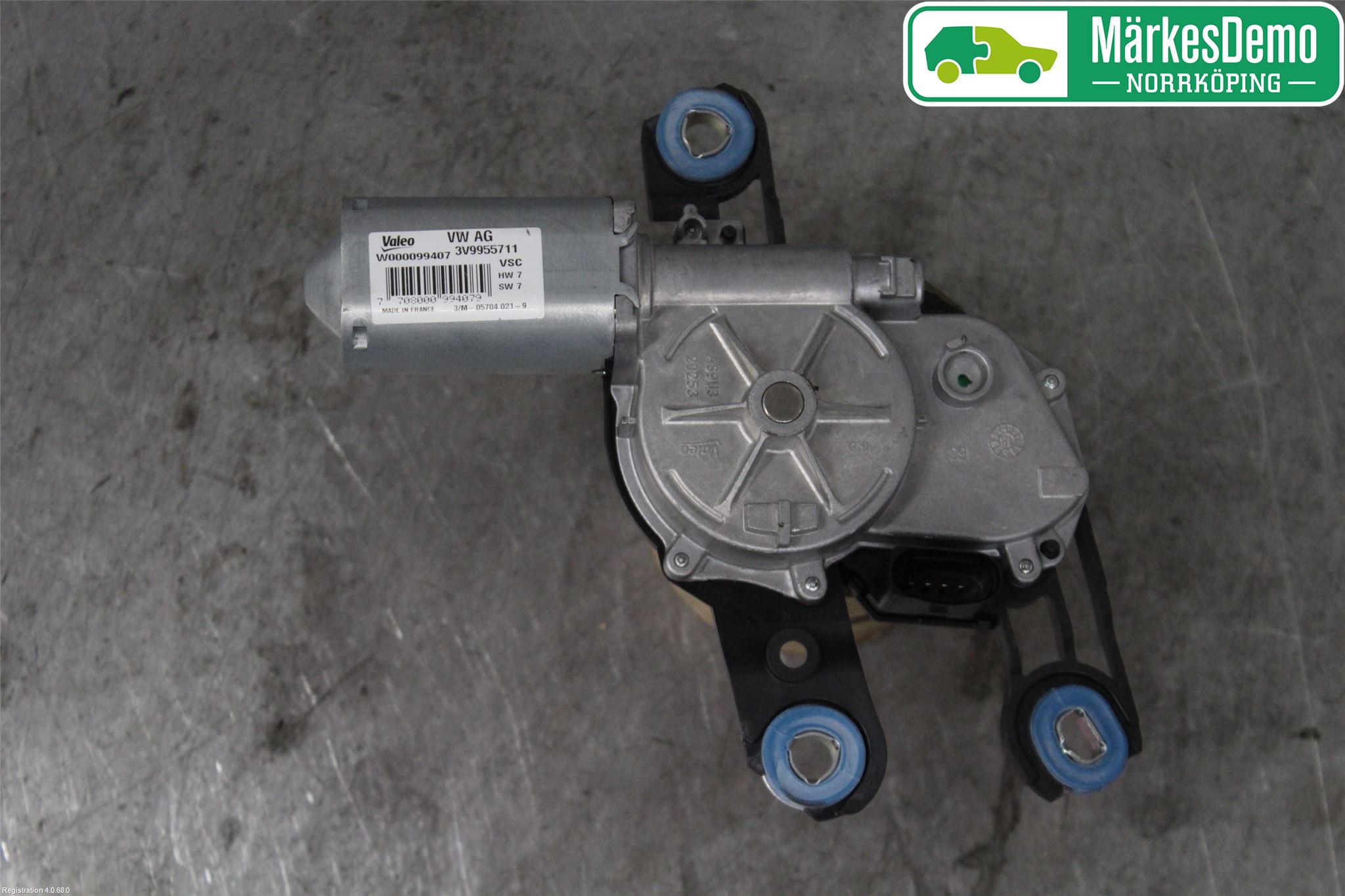 Skoda SUPERB 16-24 Torkarmotor Baklucka