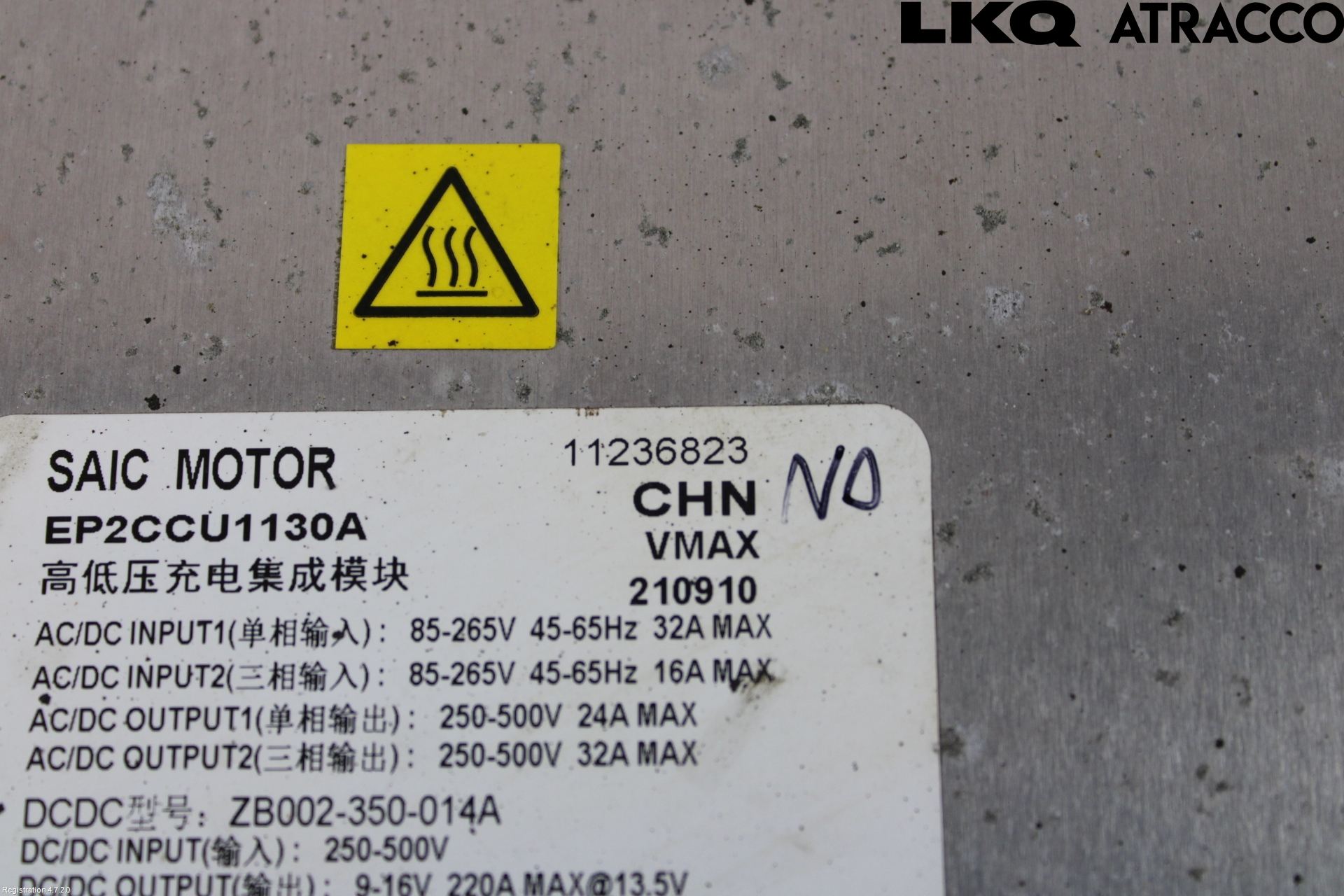 MG ZS EV 20- Hybridconverter