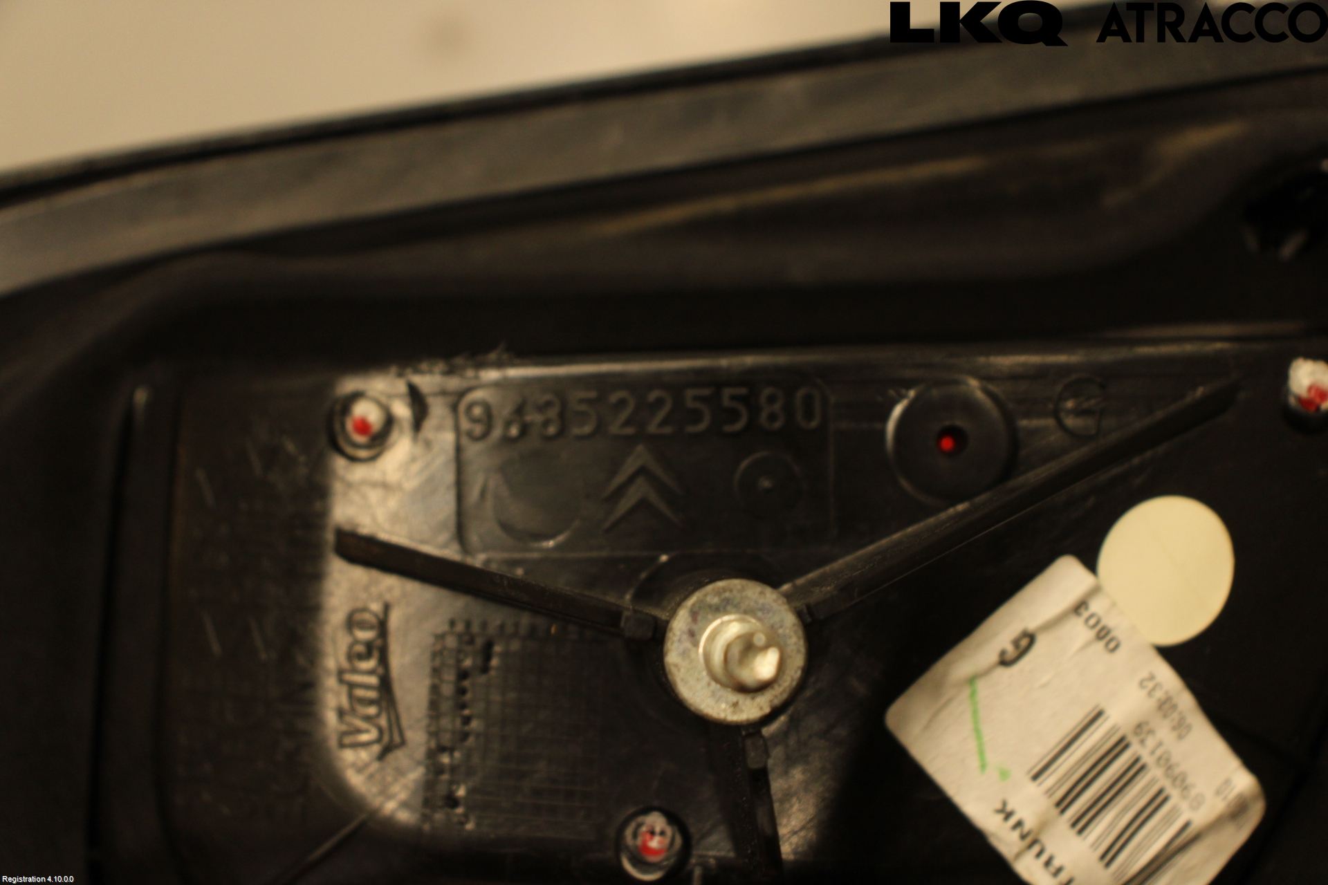 Citroen C3 10-17 Bakljus Lucka Vä