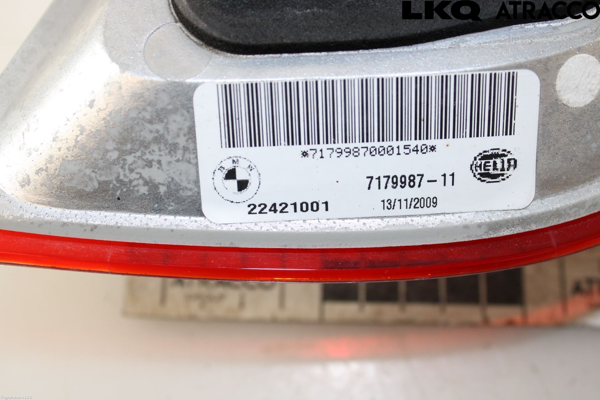 BMW X6 E71/E72   08-14 Bakljus Lucka Vä