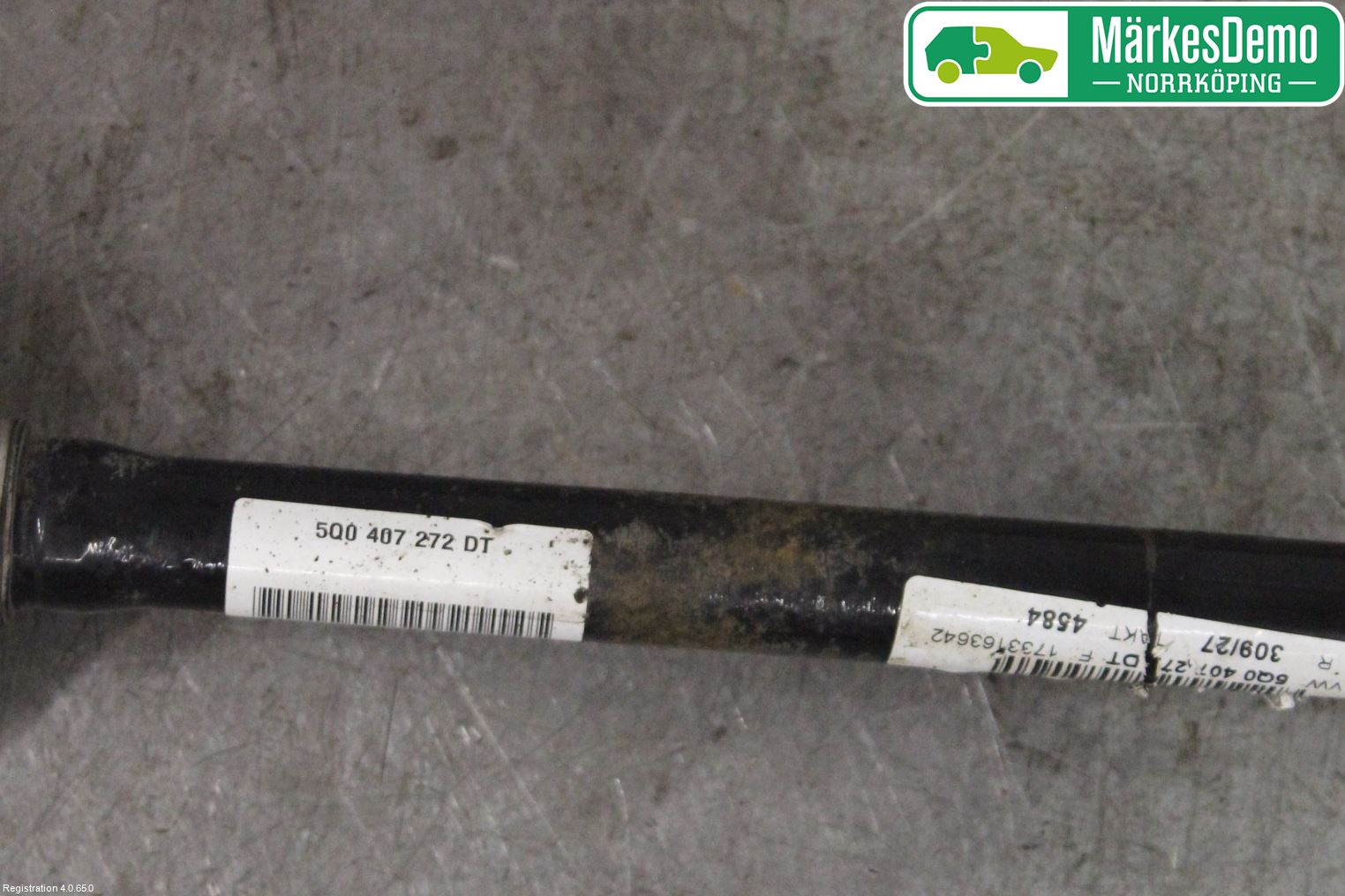 Volkswagen VW GOLF / E-GOLF VII 13-20 Drivaxel Fram Höger