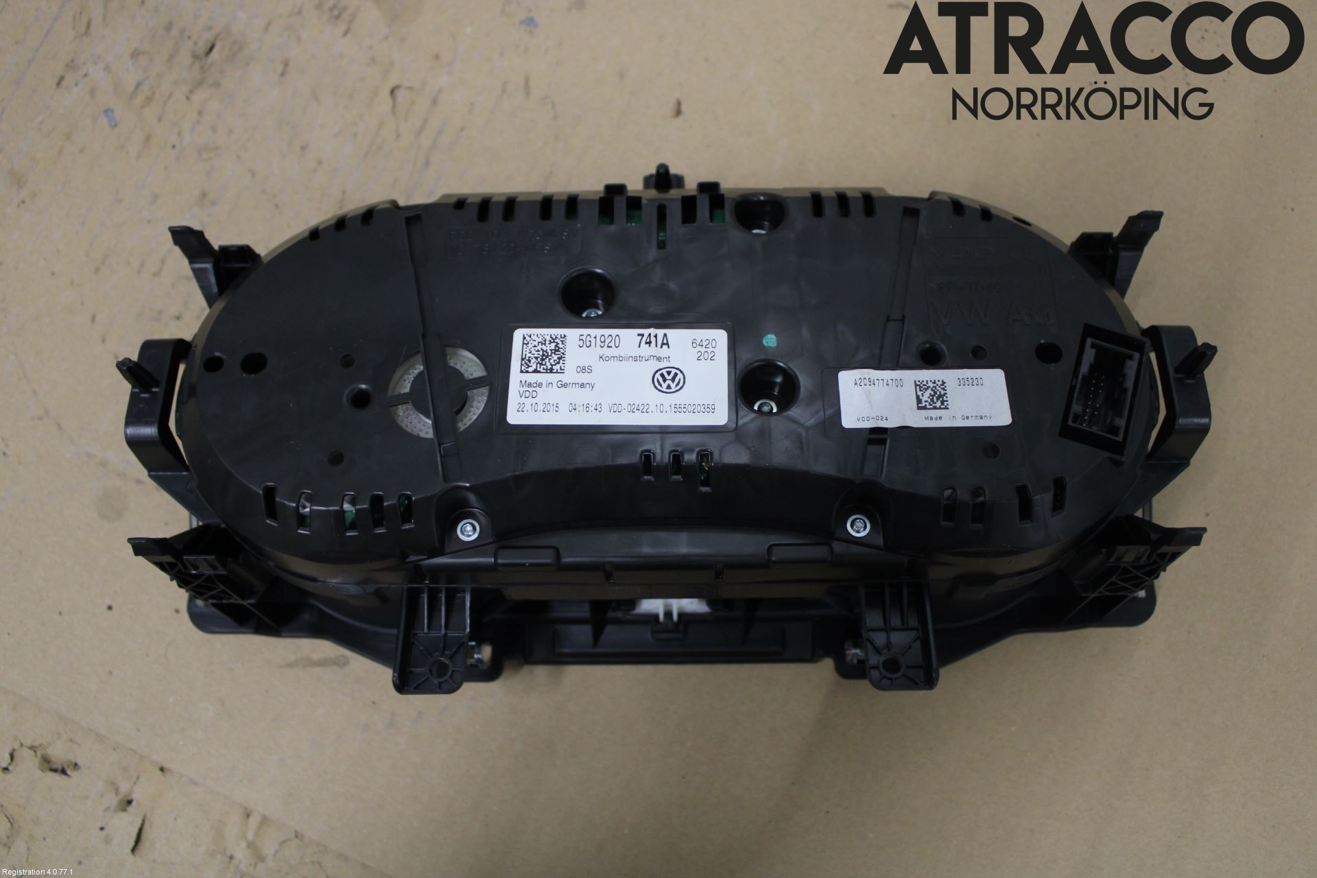 Volkswagen VW GOLF / E-GOLF VII 13-20 Instrument Komb