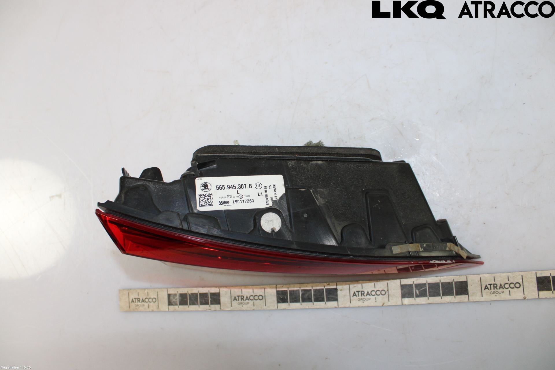 Skoda KODIAQ 17-24 Bakljus Lucka Vä