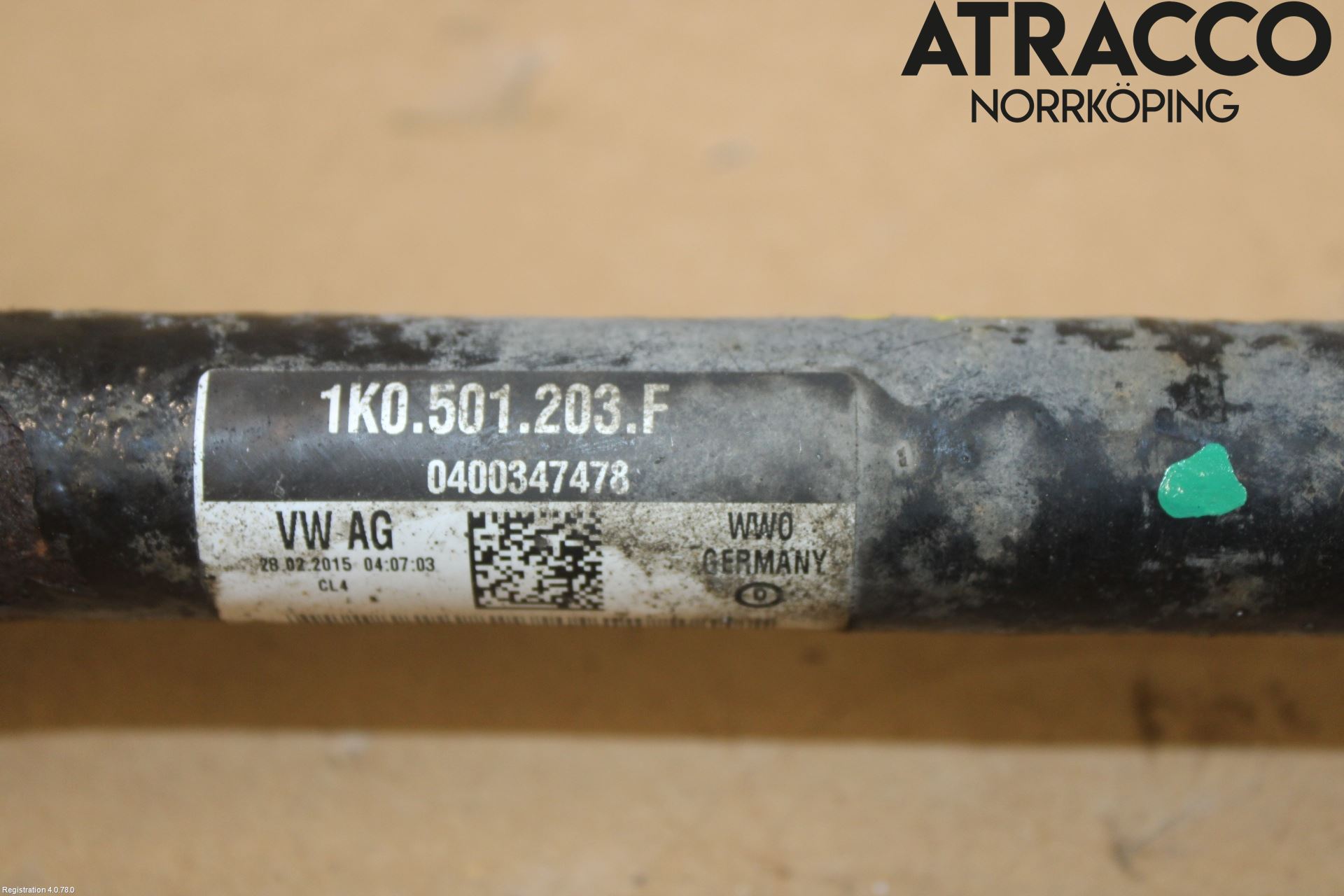 Audi Q3 8U 12-18 Drivaxel Bak Vänster