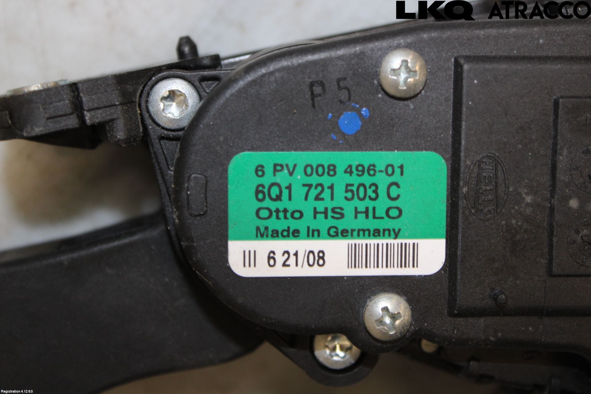 Skoda ROOMSTER Gaspedal