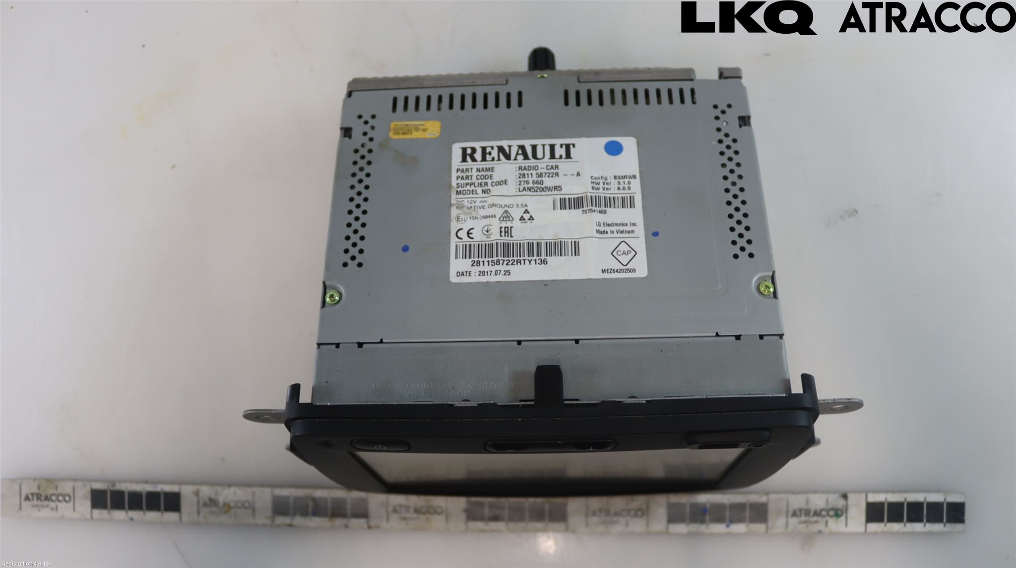 Renault TRAFIC/E-TECH 15- Cd Radio - Multimediapanel