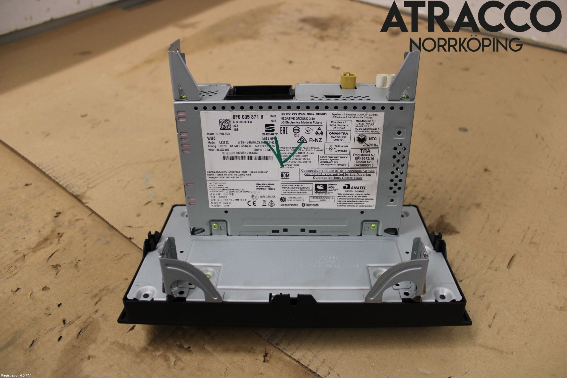 Seat IBIZA V 17-20 Cd Radio - Multimediapanel