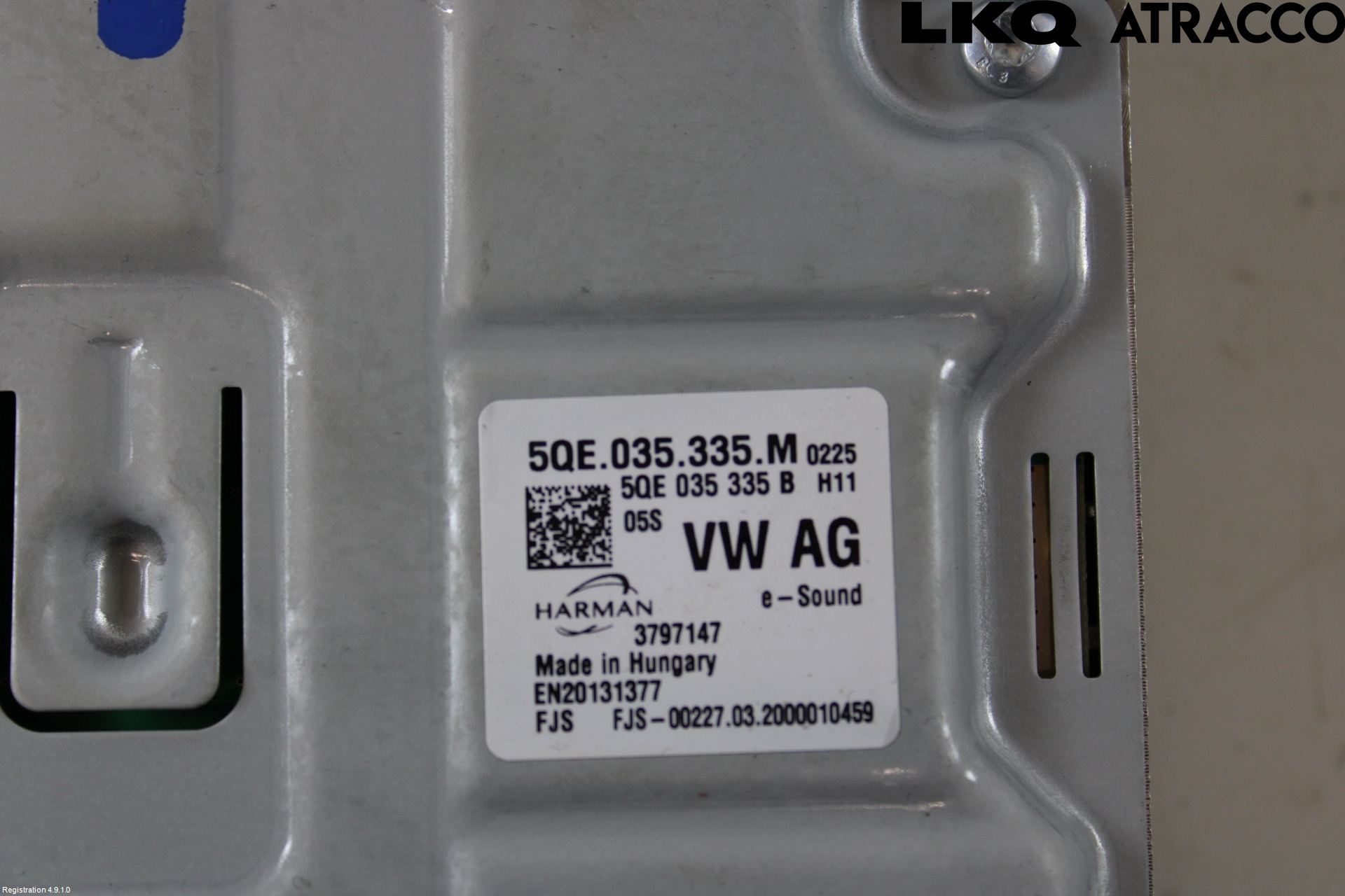 Volkswagen VW GOLF / E-GOLF VII 13-20 Styrenhet Övrigt