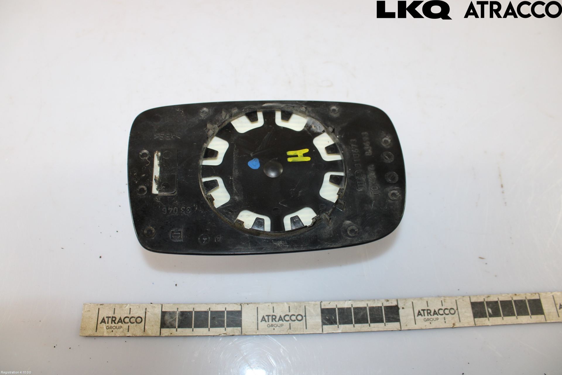 Toyota YARIS P1 03-05 Spegelglas Hö