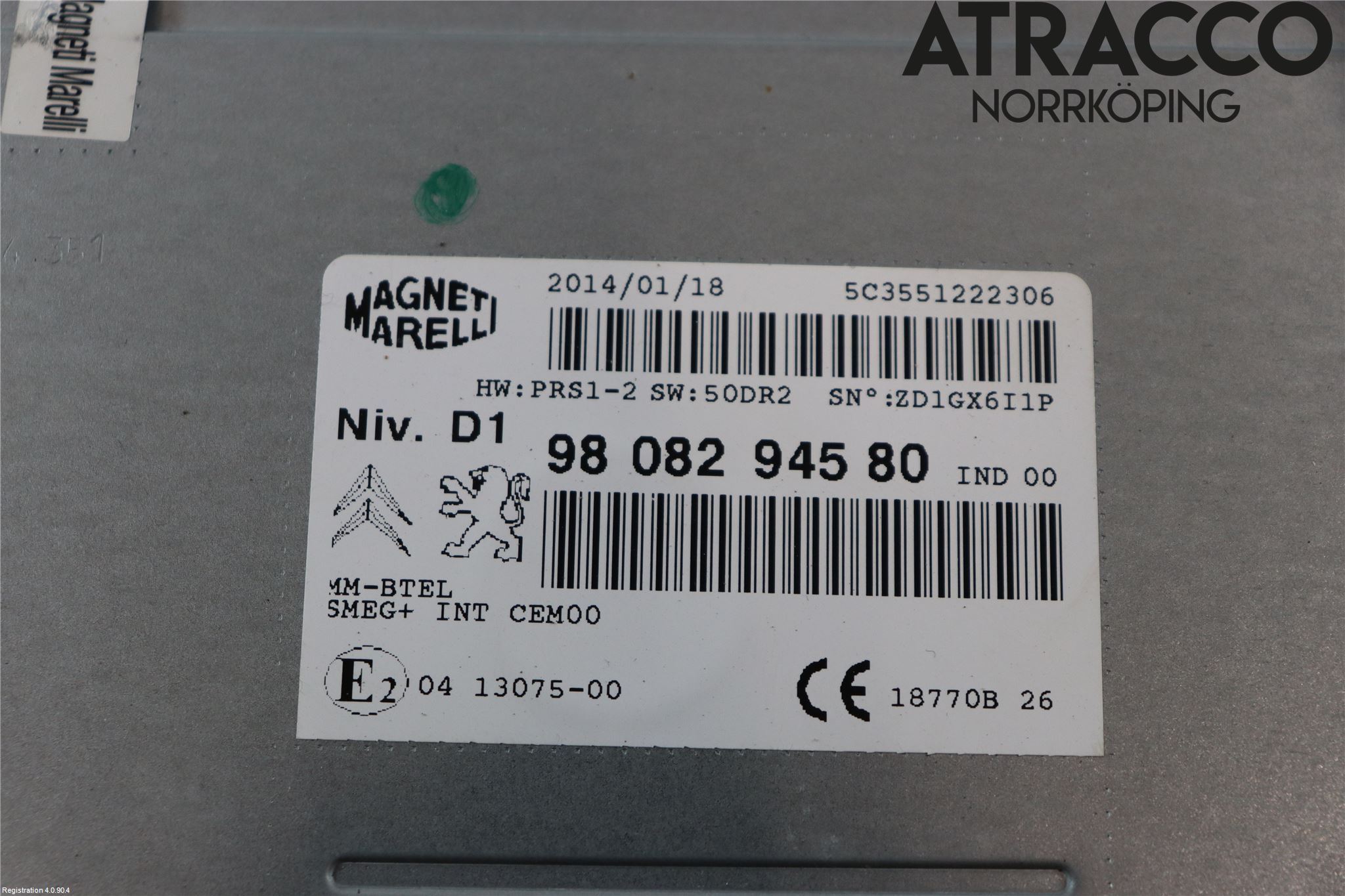 Peugeot 308 14-21 Cd Radio - Multimediapanel