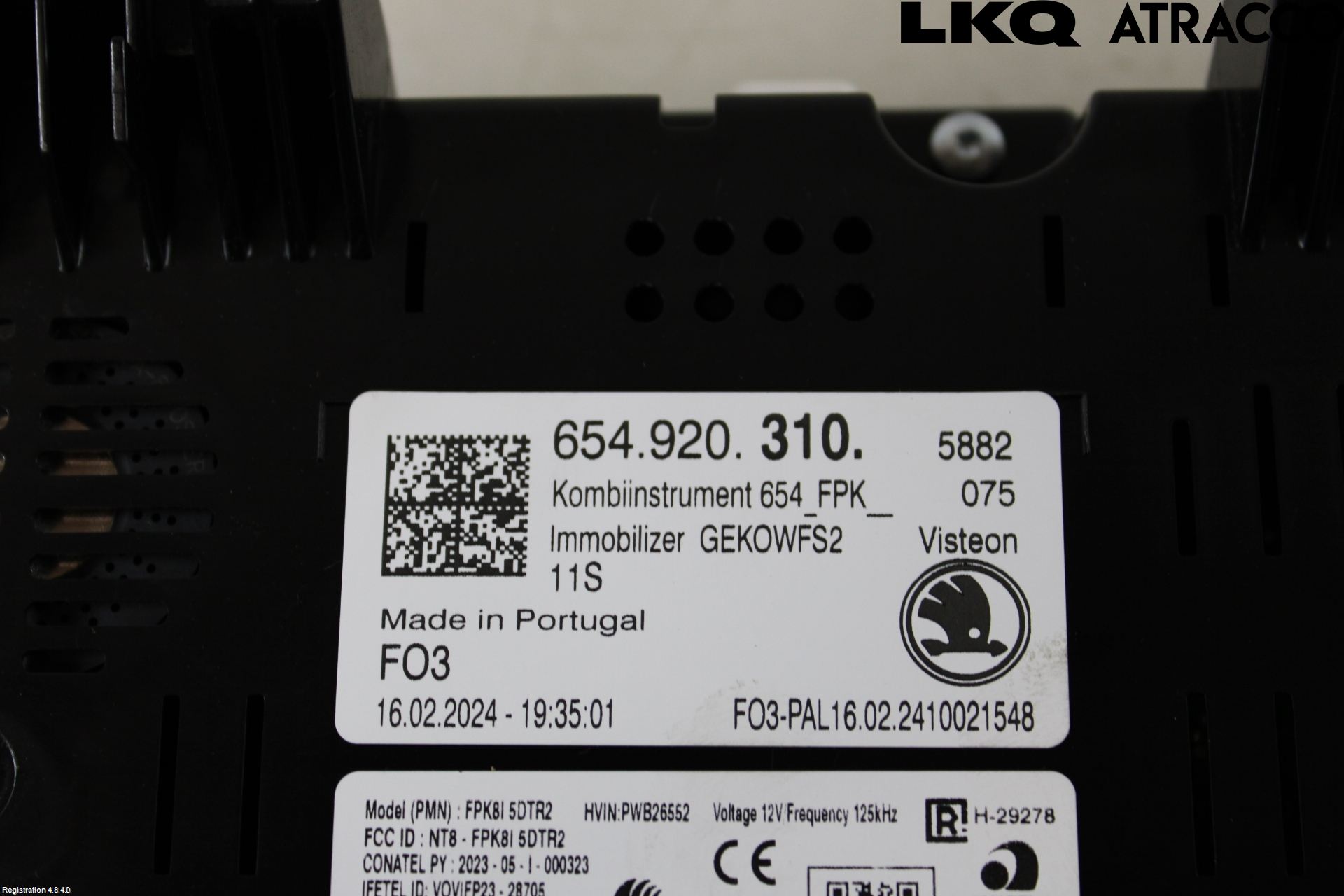 Skoda FABIA 22- Instrument Komb