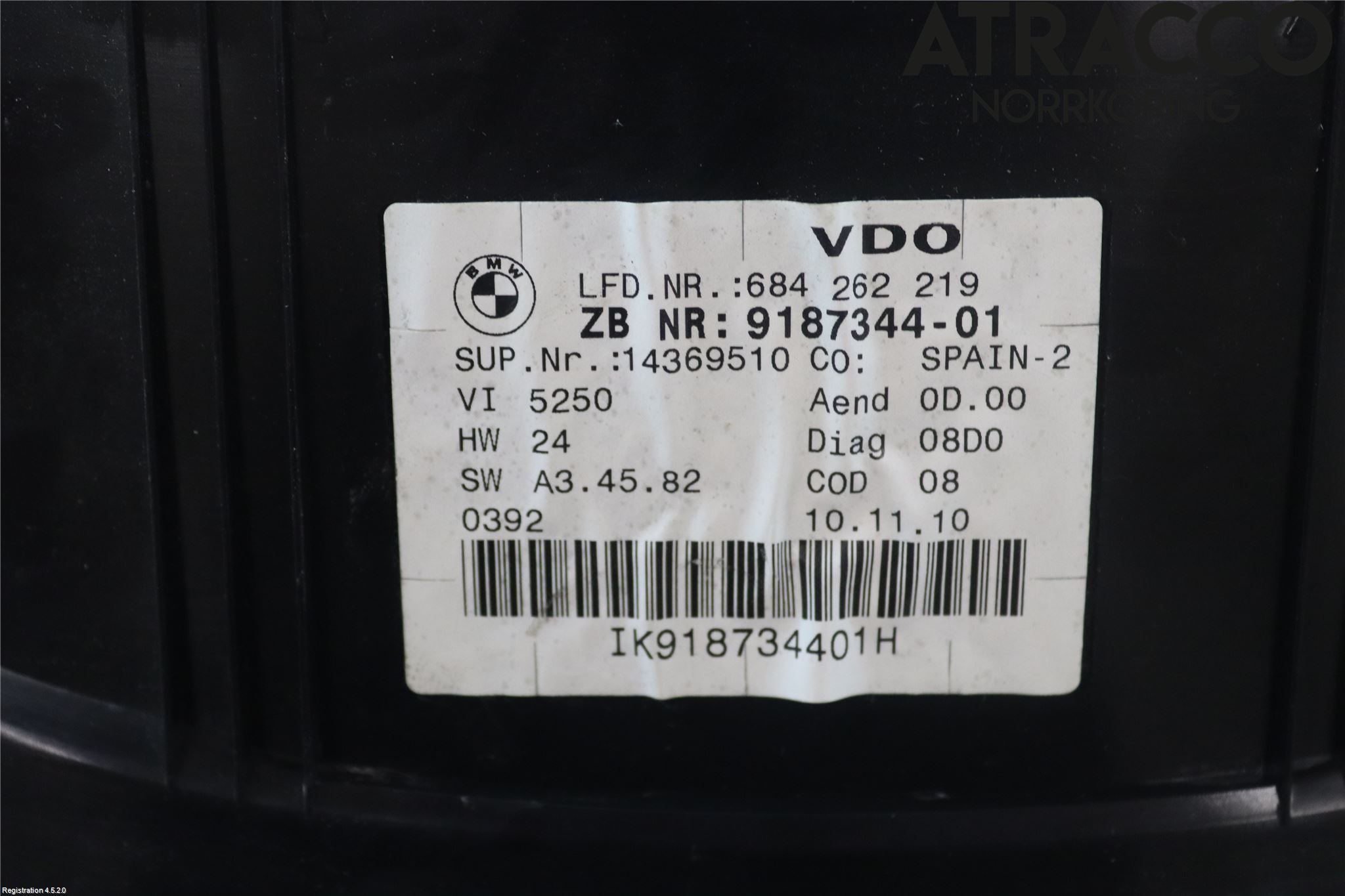 BMW 3 E92/93 Coupé/Cab 05-14 Instrument Komb