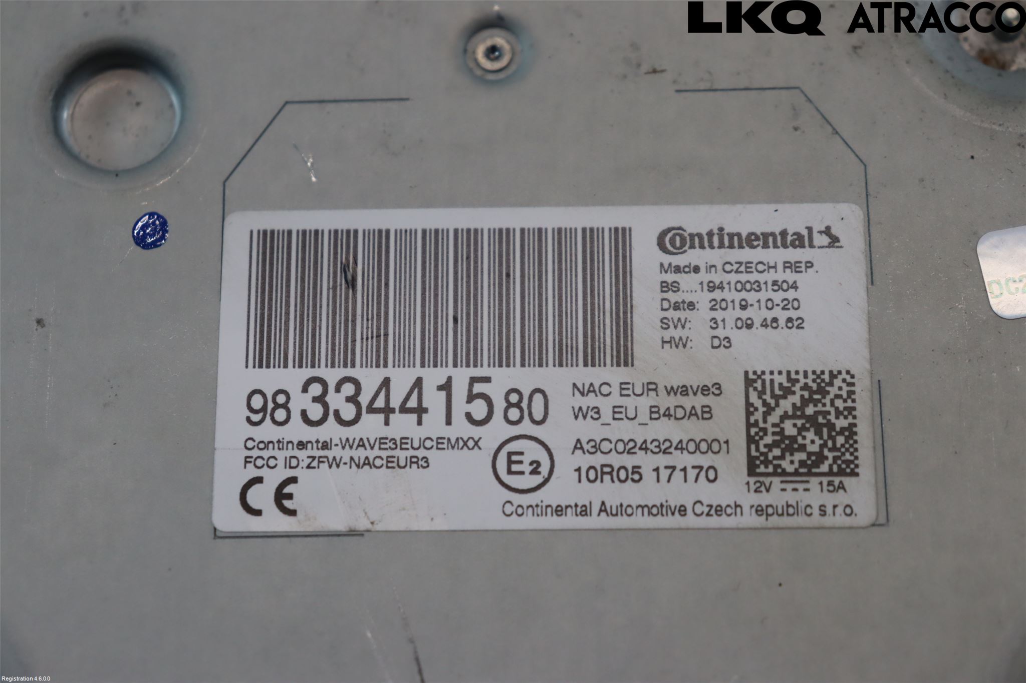 Citroen C5 AIRCROSS 19- Cd Radio - Multimediapanel