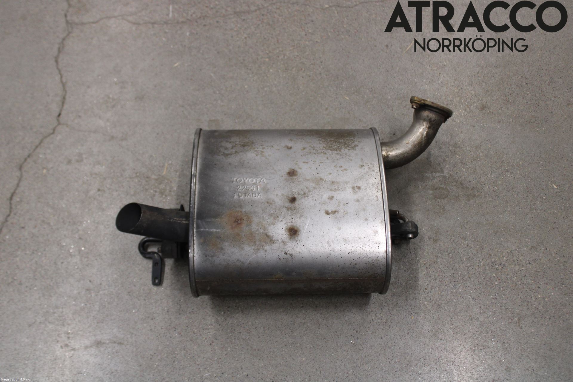 Lexus ES 250/300/330 Avgas Bakre Dämpare