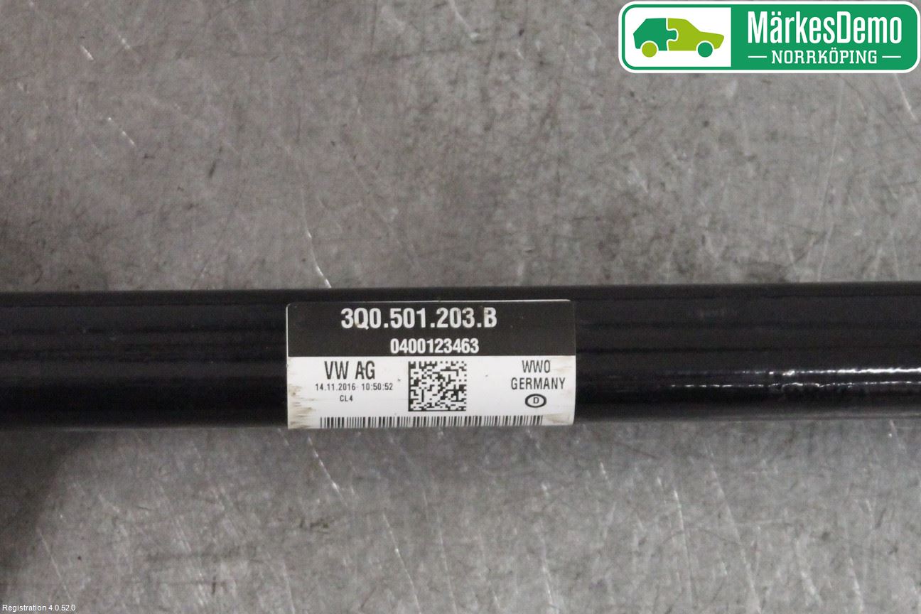 Volkswagen VW TIGUAN 16-24 Drivaxel Bak Vänster