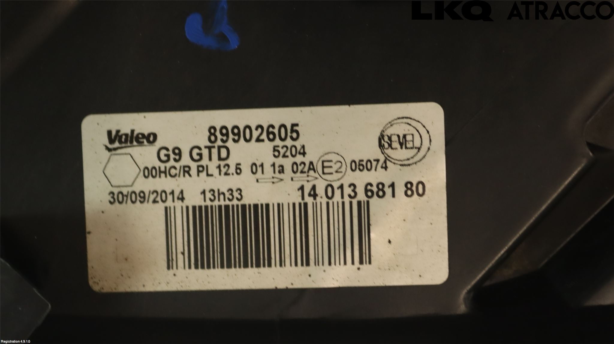 Citroen JUMPY 07-16 Strålkastare Vänster