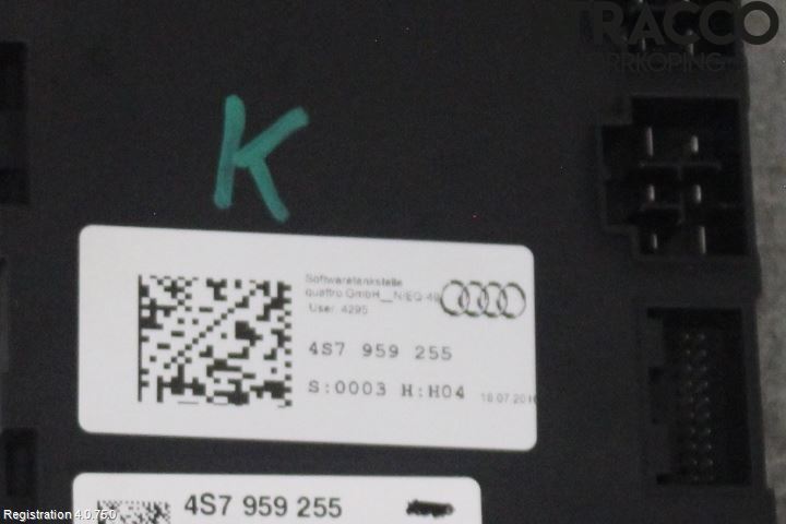 Audi R8 Styrenhet Övrigt