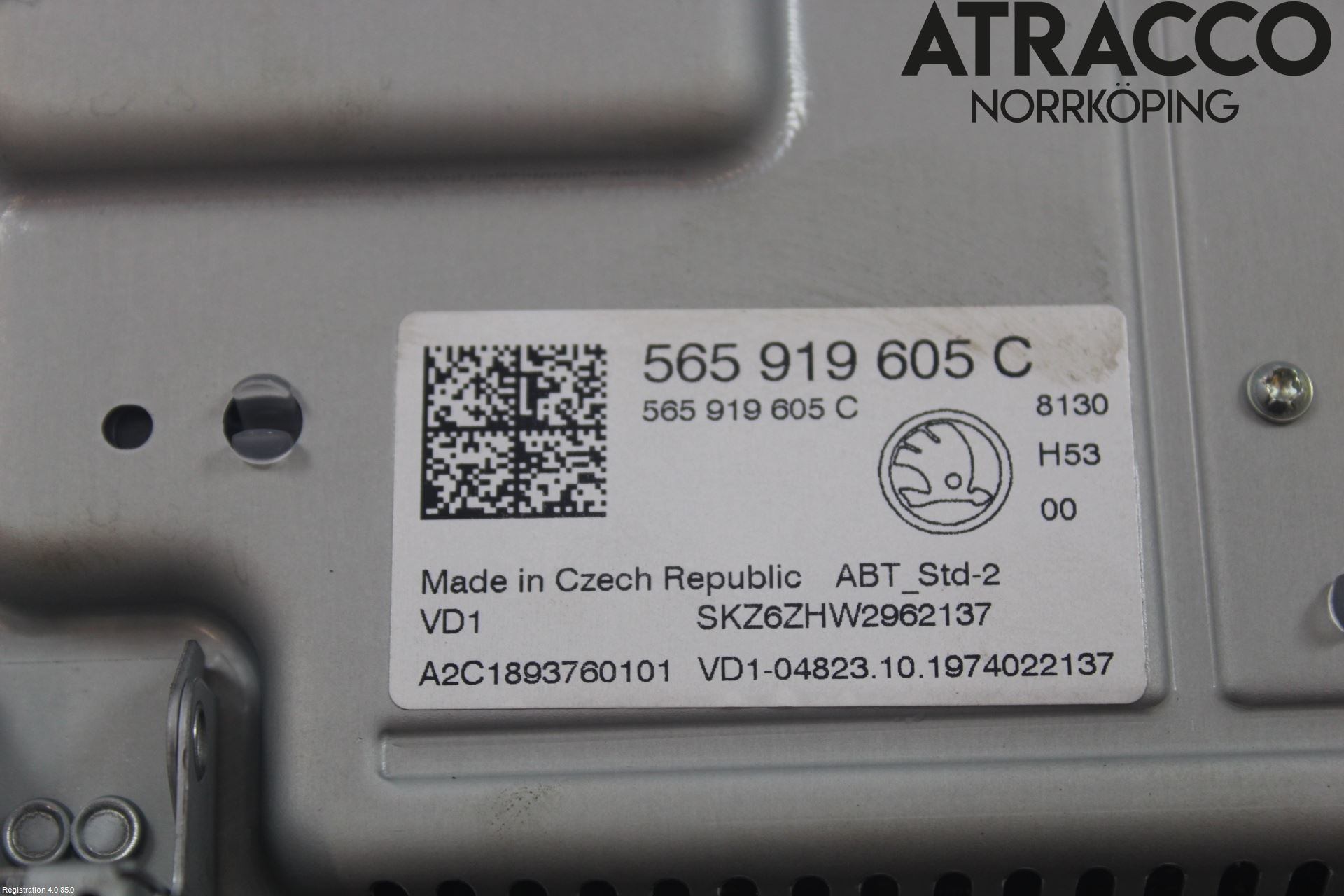 Skoda KODIAQ 17-24 Multifunktionsdisplay