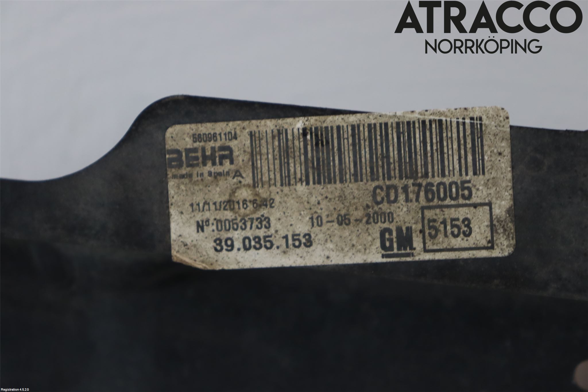 Opel CORSA E 15-19 Kylfläkt El