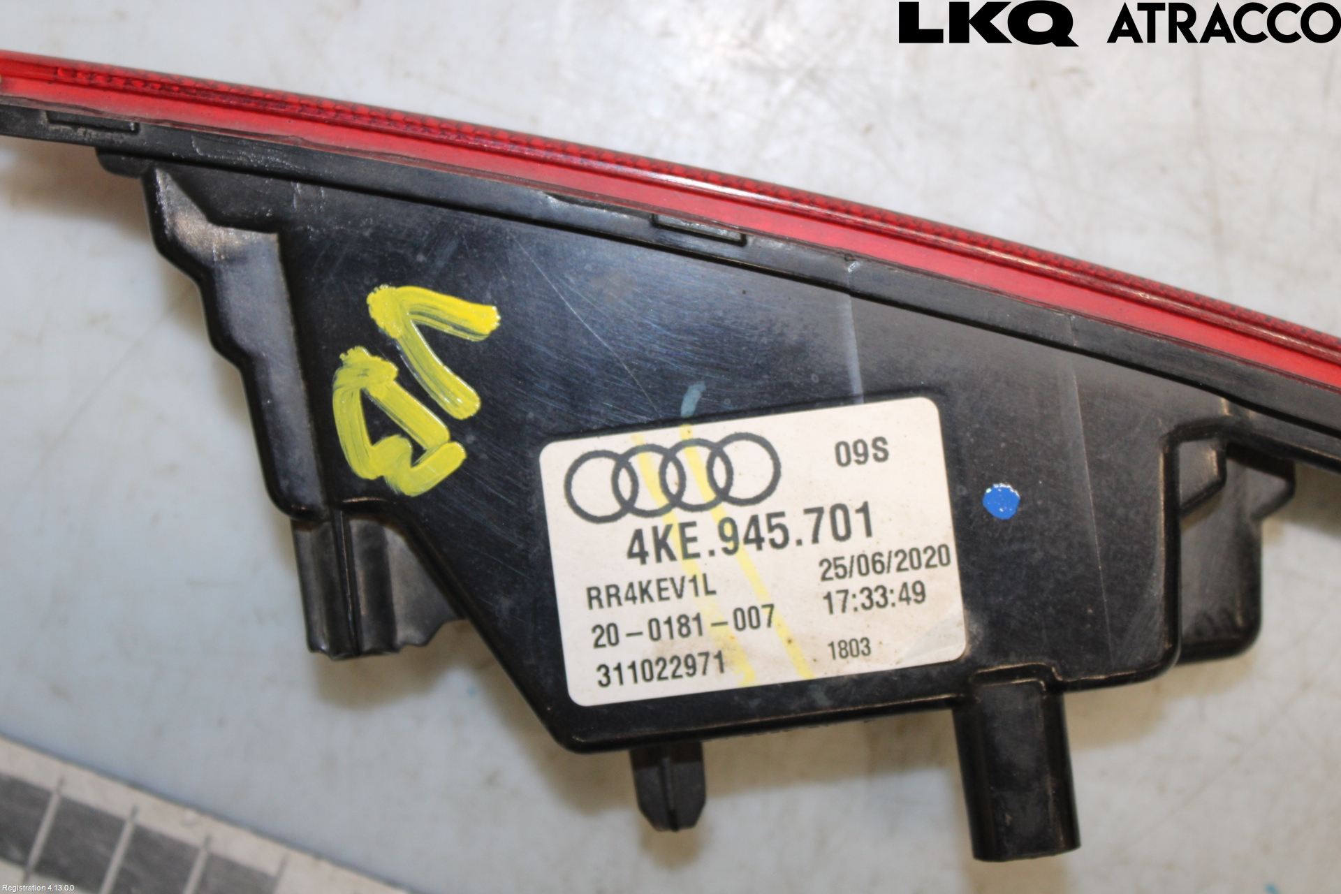 Audi E-TRON, S GE 19- Dimljus/Reflex Bak