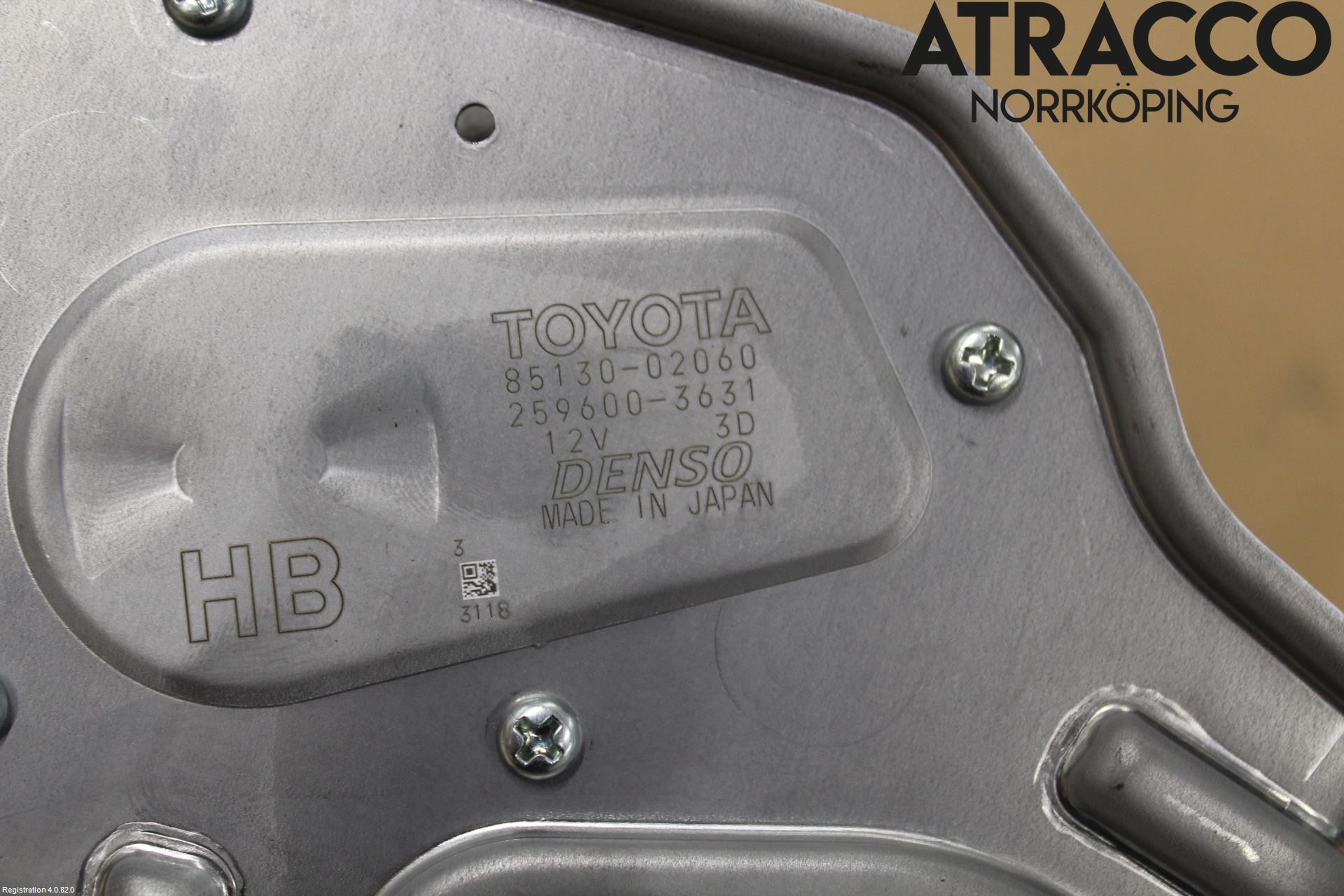 Toyota COROLLA 19- Torkarmotor Baklucka
