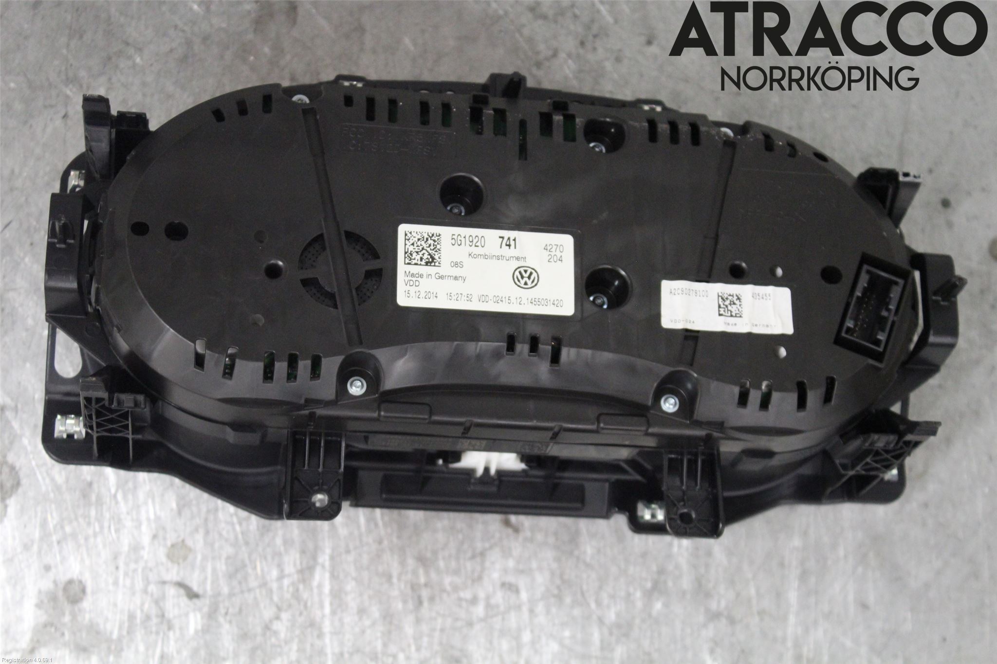 Volkswagen VW GOLF / E-GOLF VII 13-20 Instrument Komb