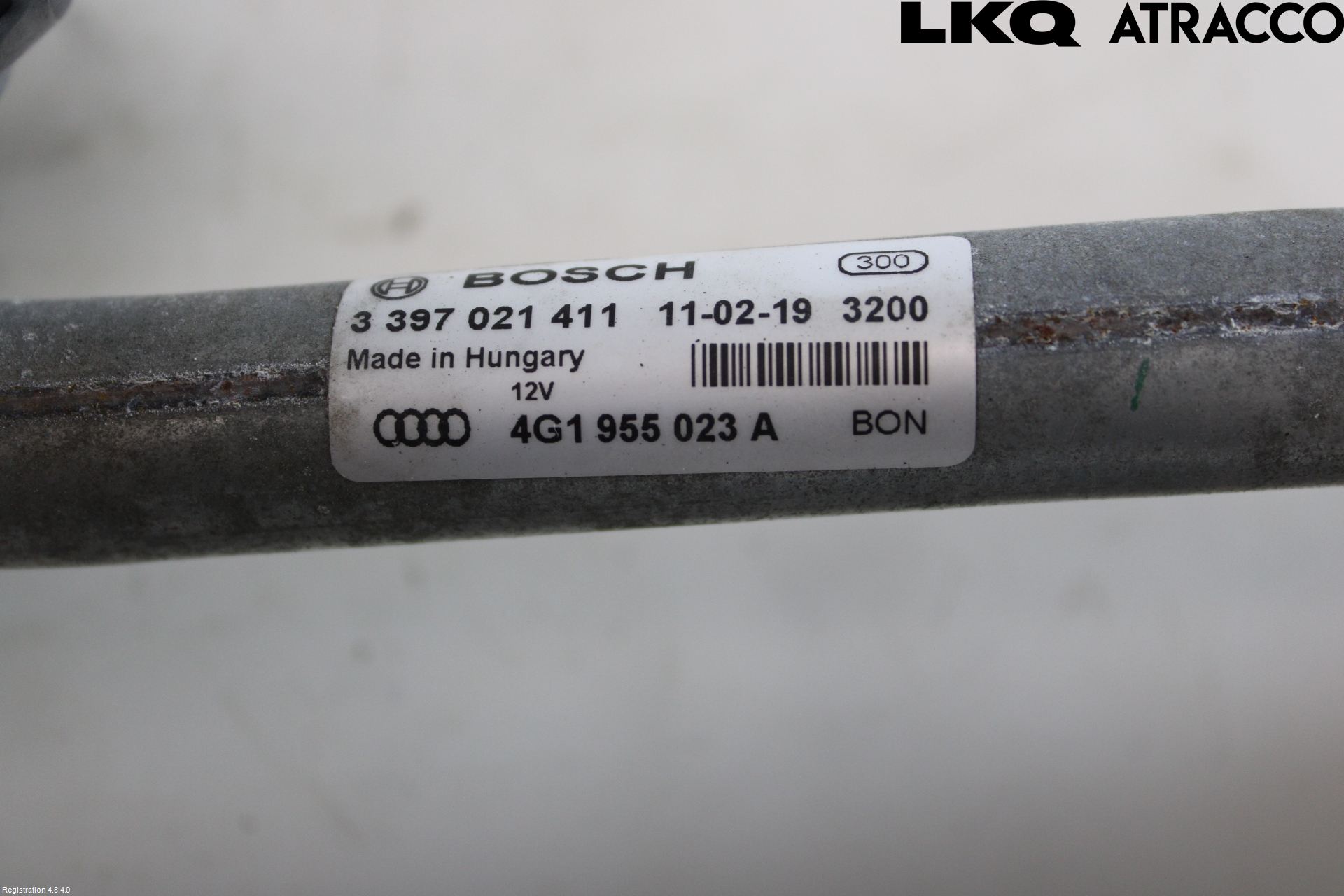 Audi A6/S6 4G 11-18 Torkarmekanism Vindruta