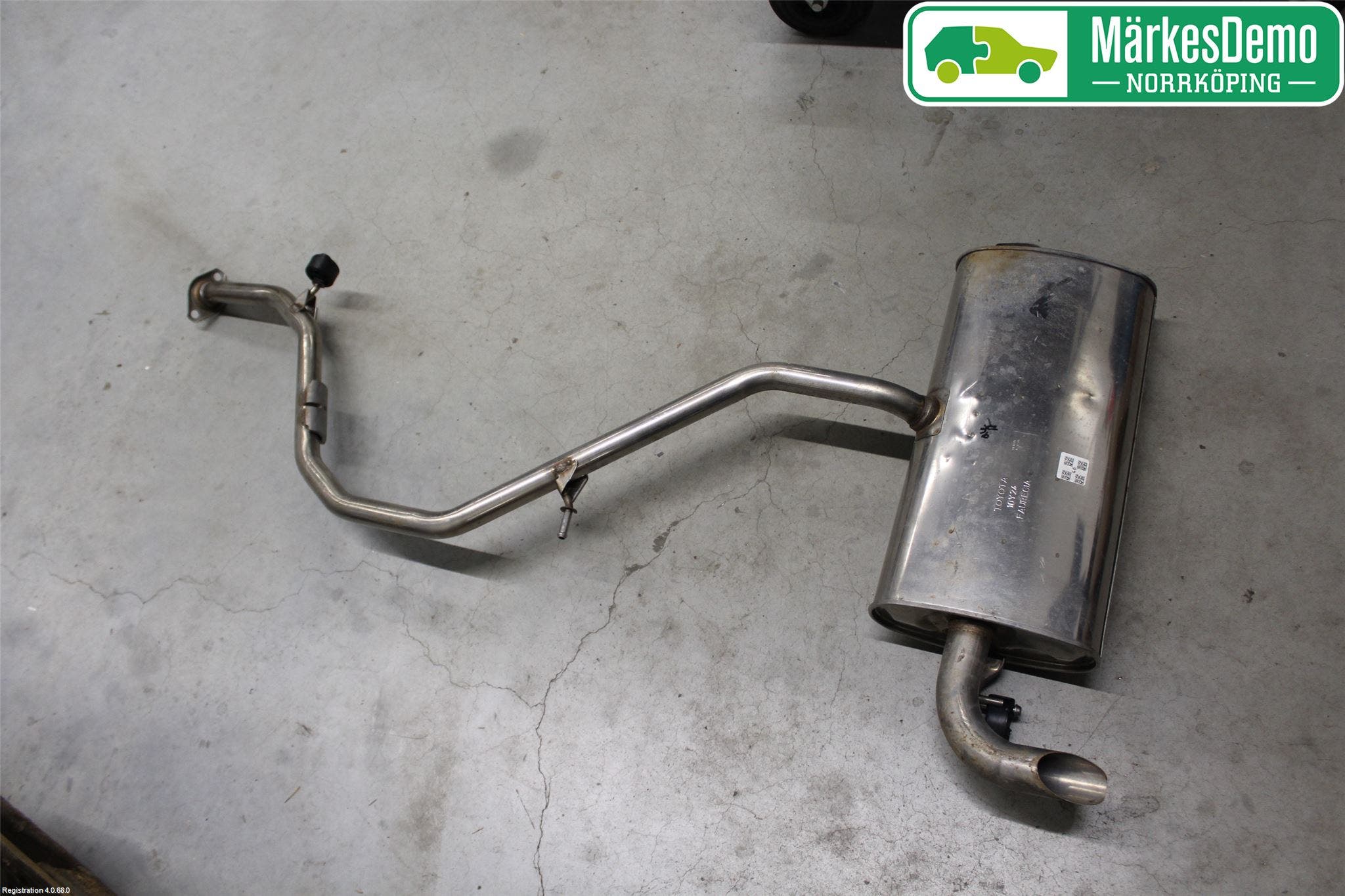 Toyota COROLLA 19- Avgas Halvsats