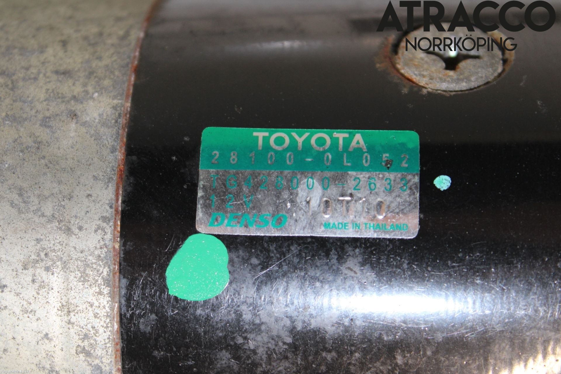 Toyota HILUX 16- Startmotor Diesel