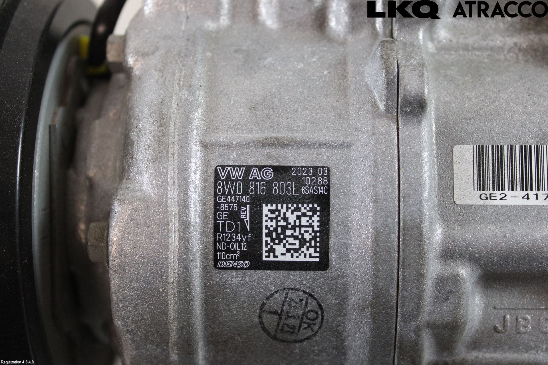 Audi A4/S4 B9 20- Ac Kompressor