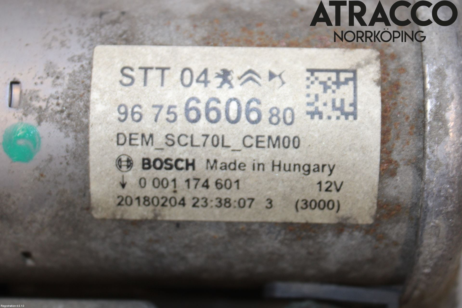 Citroen BERLINGO 08-18 Startmotor Diesel