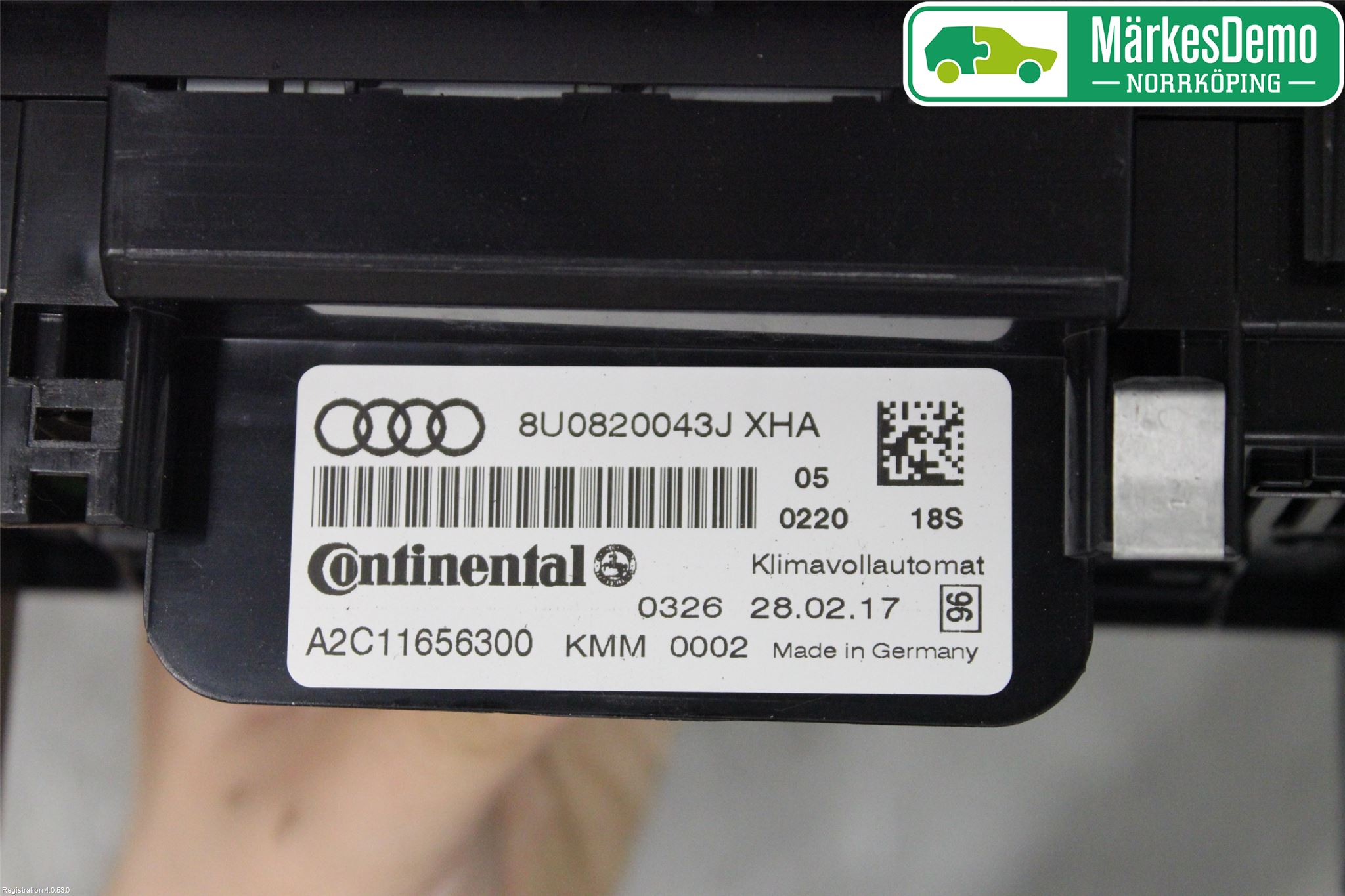 Audi Q3 8U 12-18 Värmereglage