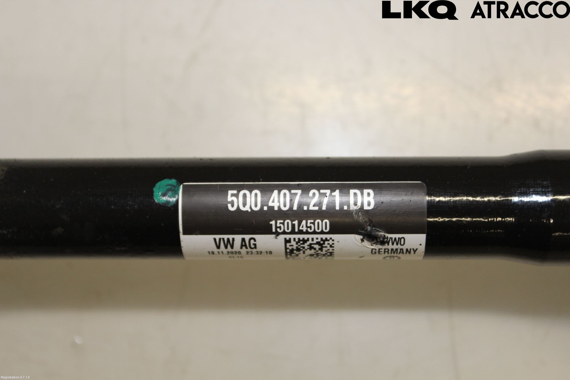 Volkswagen VW GOLF / E-GOLF VIII 20- Drivaxel Fram Vänster