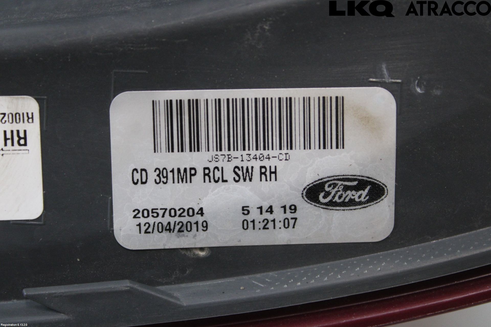 Ford MONDEO 15-22 Bakljus Höger