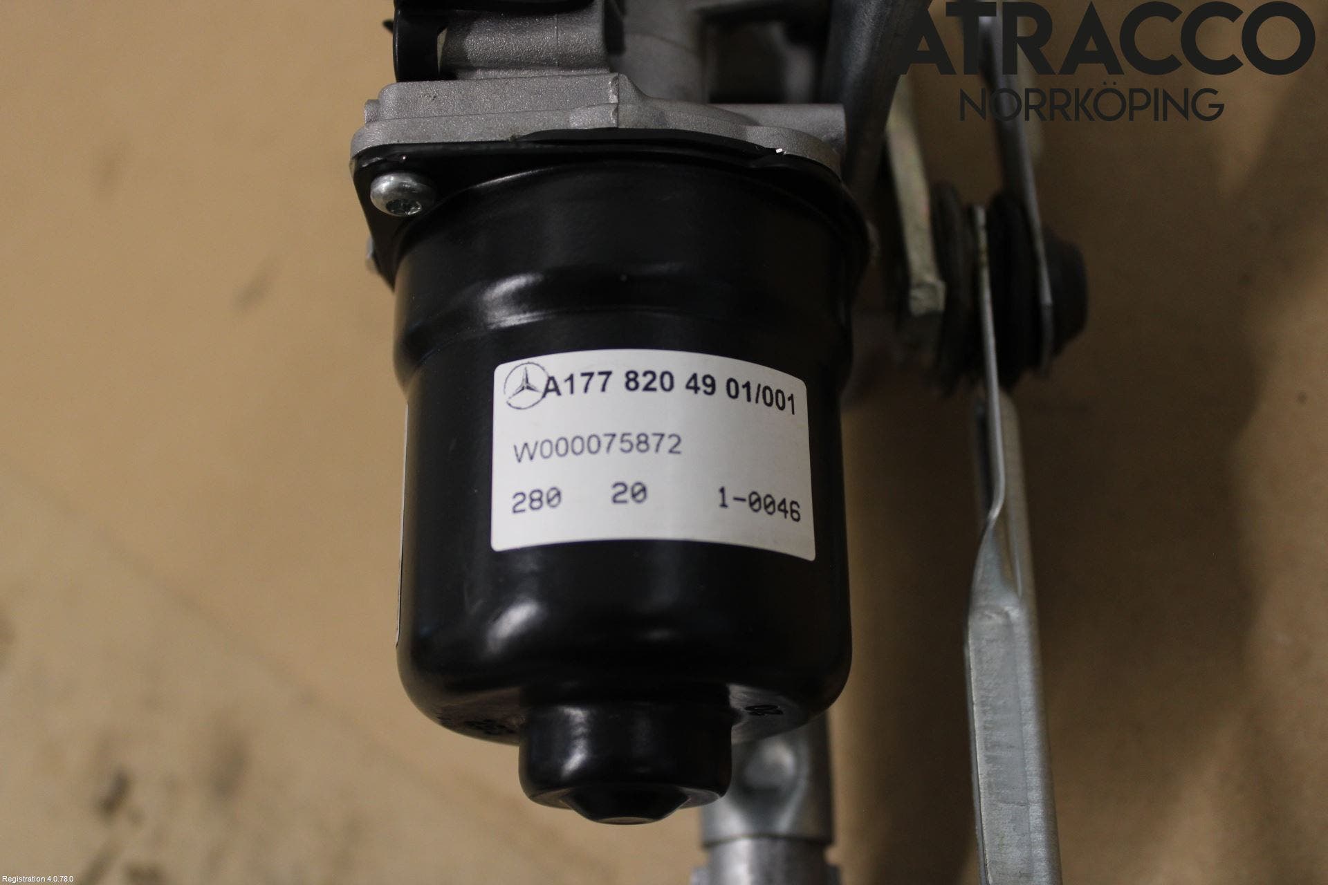 Mercedes-Benz MB A-KLASS (W177) 18- Torkarmekanism Vindruta