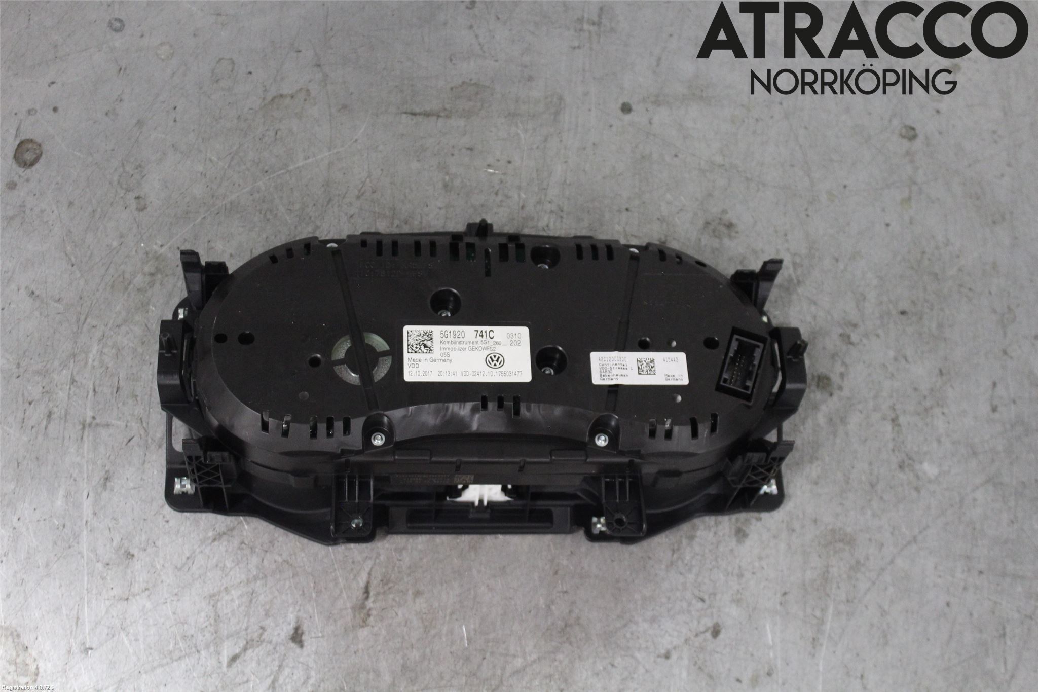 Volkswagen VW GOLF / E-GOLF VII 13-20 Instrument Komb