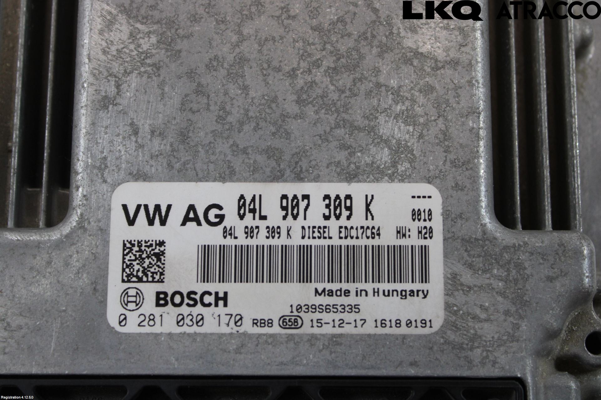 Volkswagen VW CADDY 16-20 Styrenhet Inspump Diesel