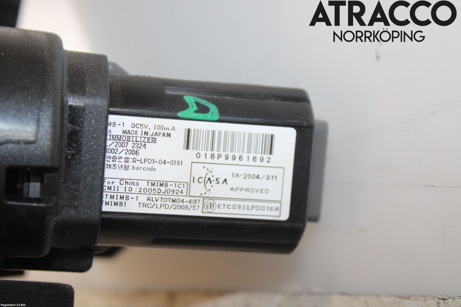 Toyota PRIUS ZVW30 09-20 Startknapp Personbil