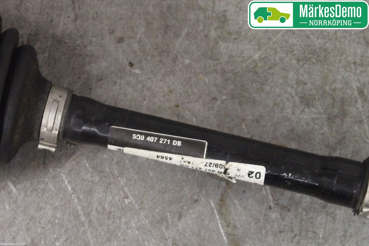 Volkswagen VW GOLF / E-GOLF VII 13-20 Drivaxel Fram Vänster