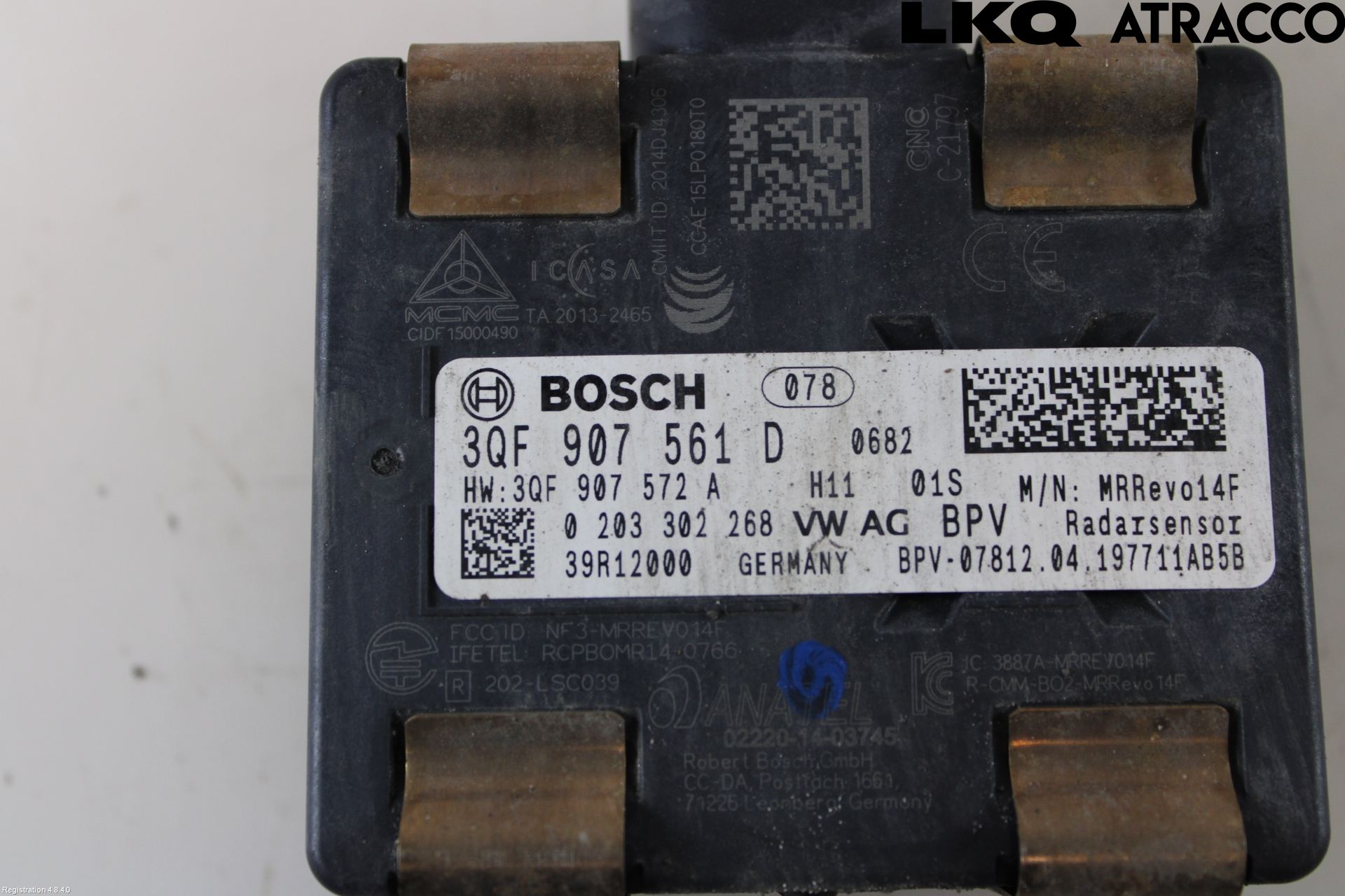 Skoda OCTAVIA (5E) 13-20 Sensor Aktivt Kollisionsskydd